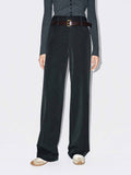 Belted Straight Leg Pants