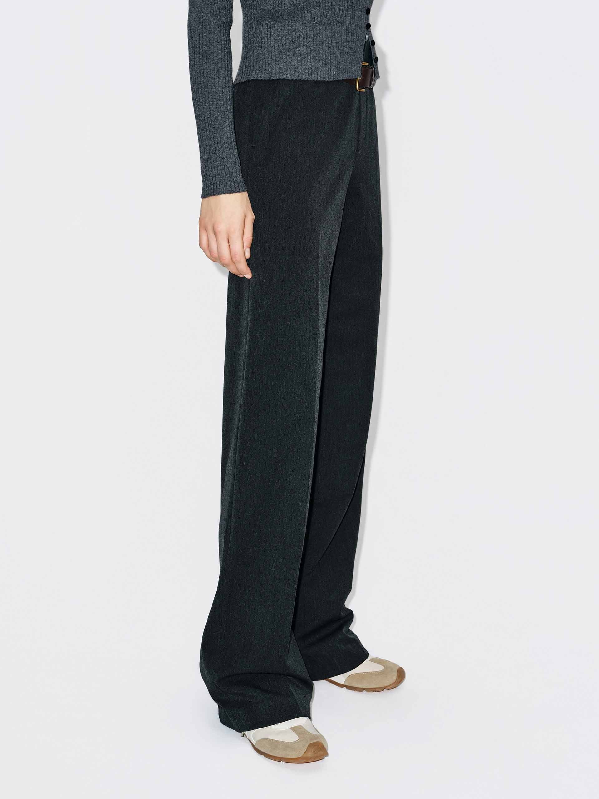 Belted Straight Leg Pants