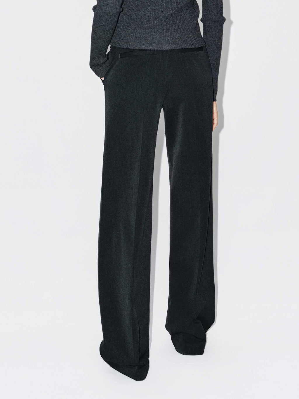 Belted Straight Leg Pants