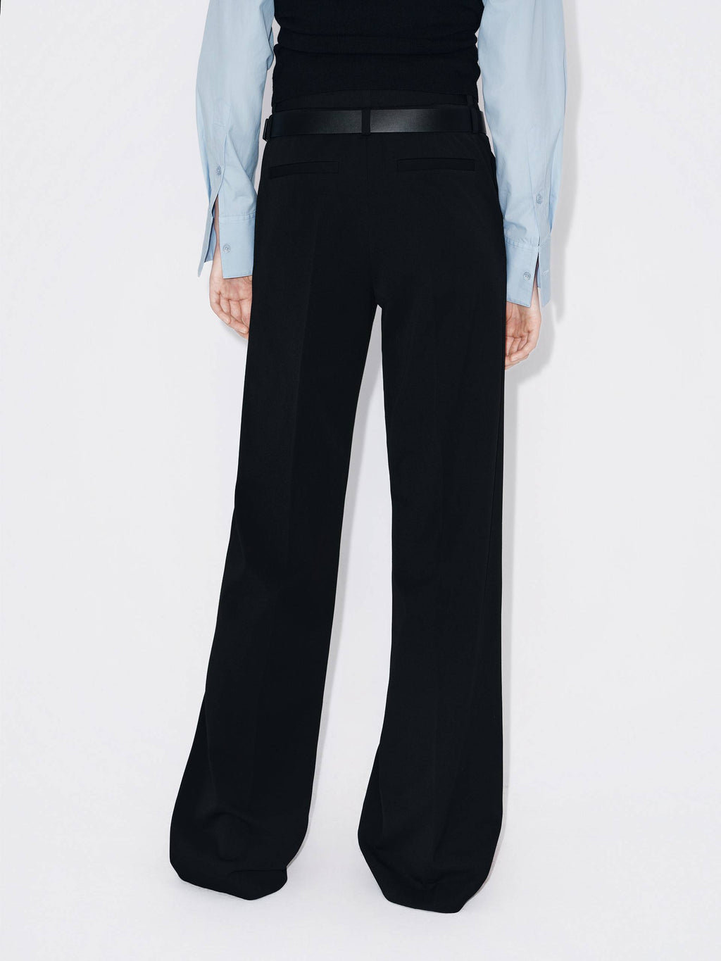 Belted Straight Leg Pants