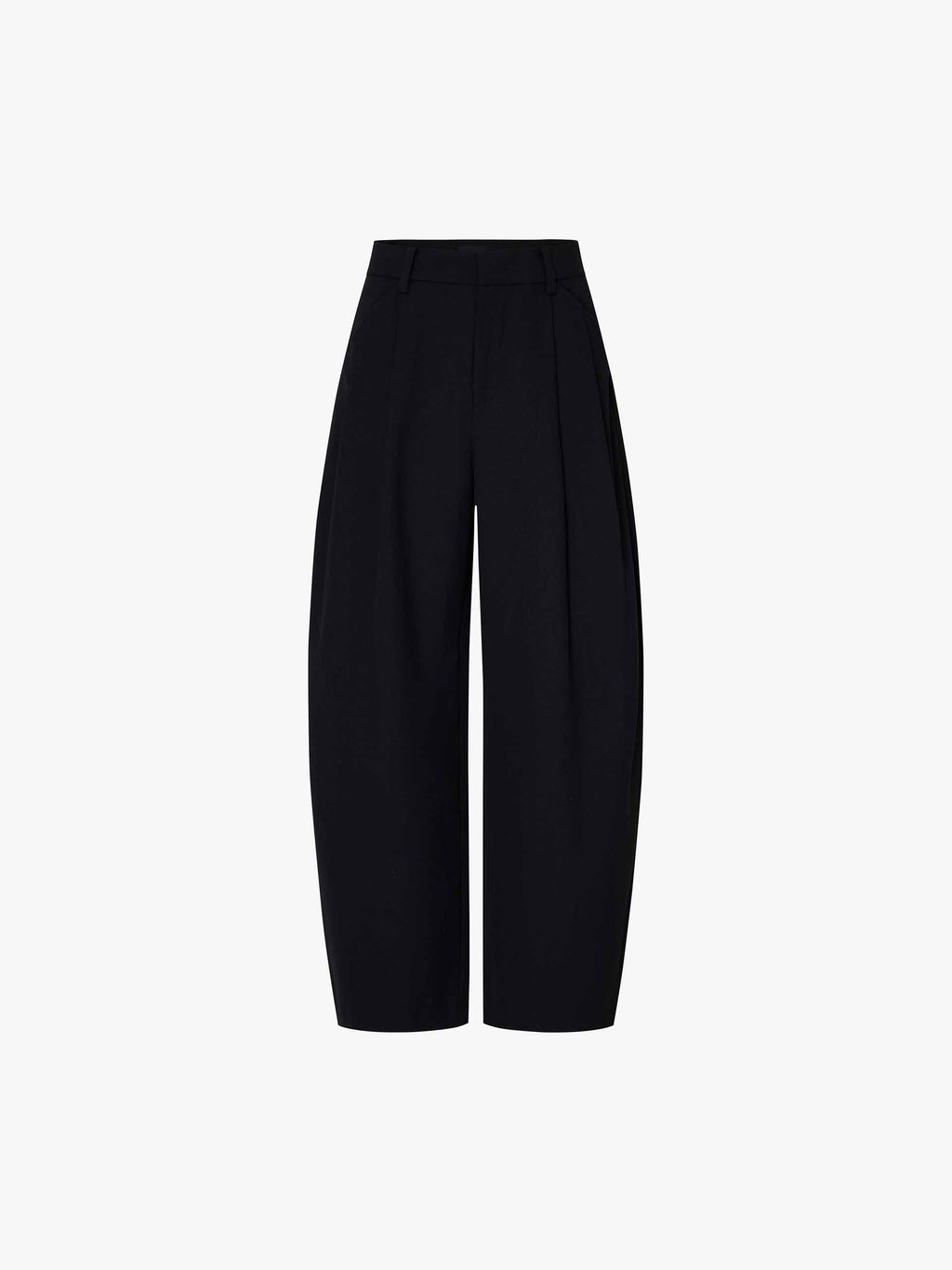 Pleated Barrel Leg Pants