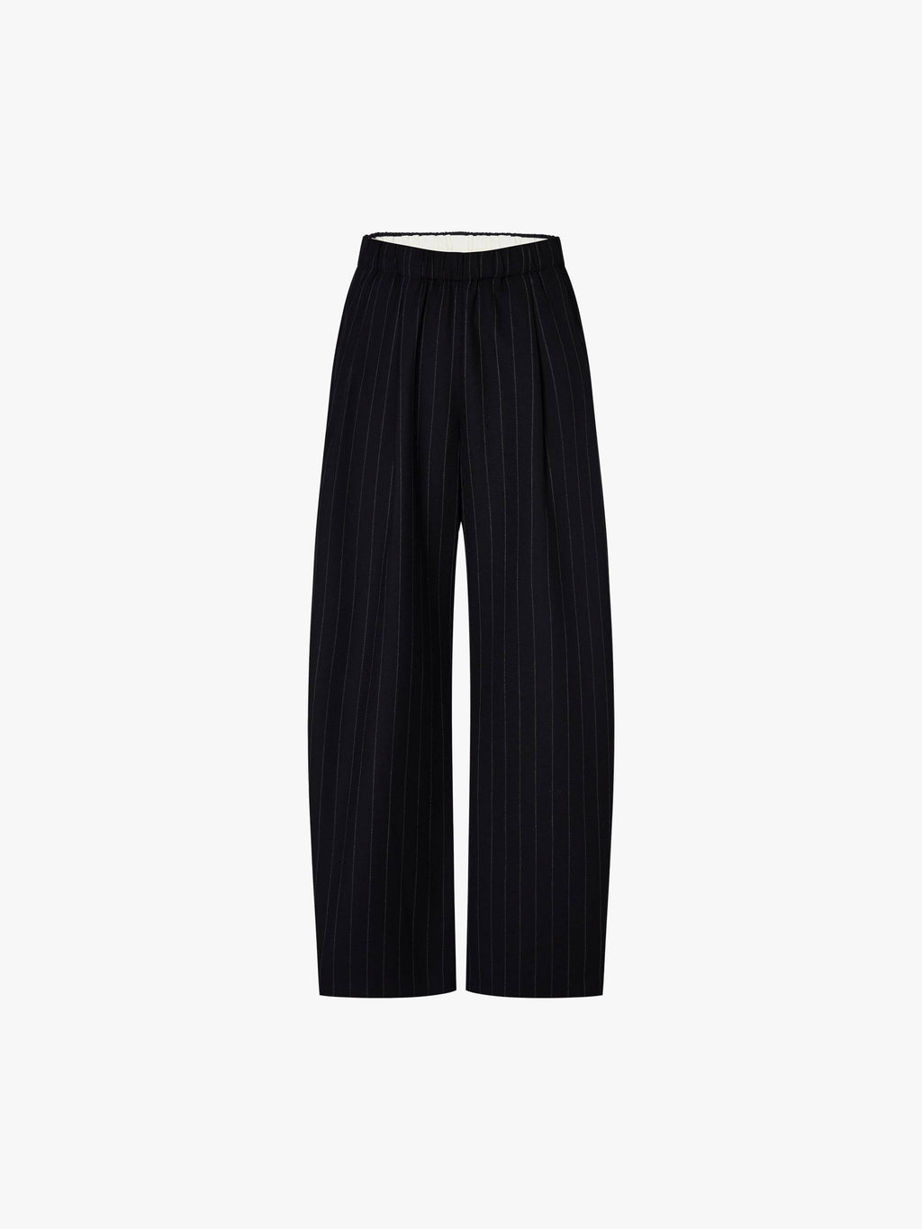 Pinstripe Drawstring Trousers