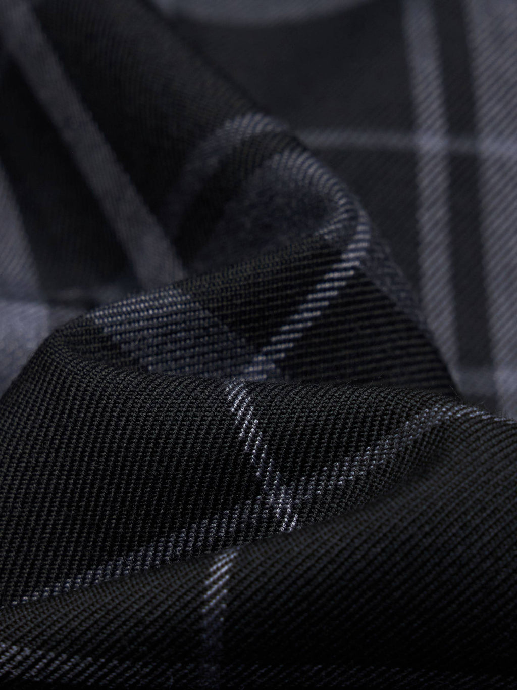 Plaid Drawstring Trousers