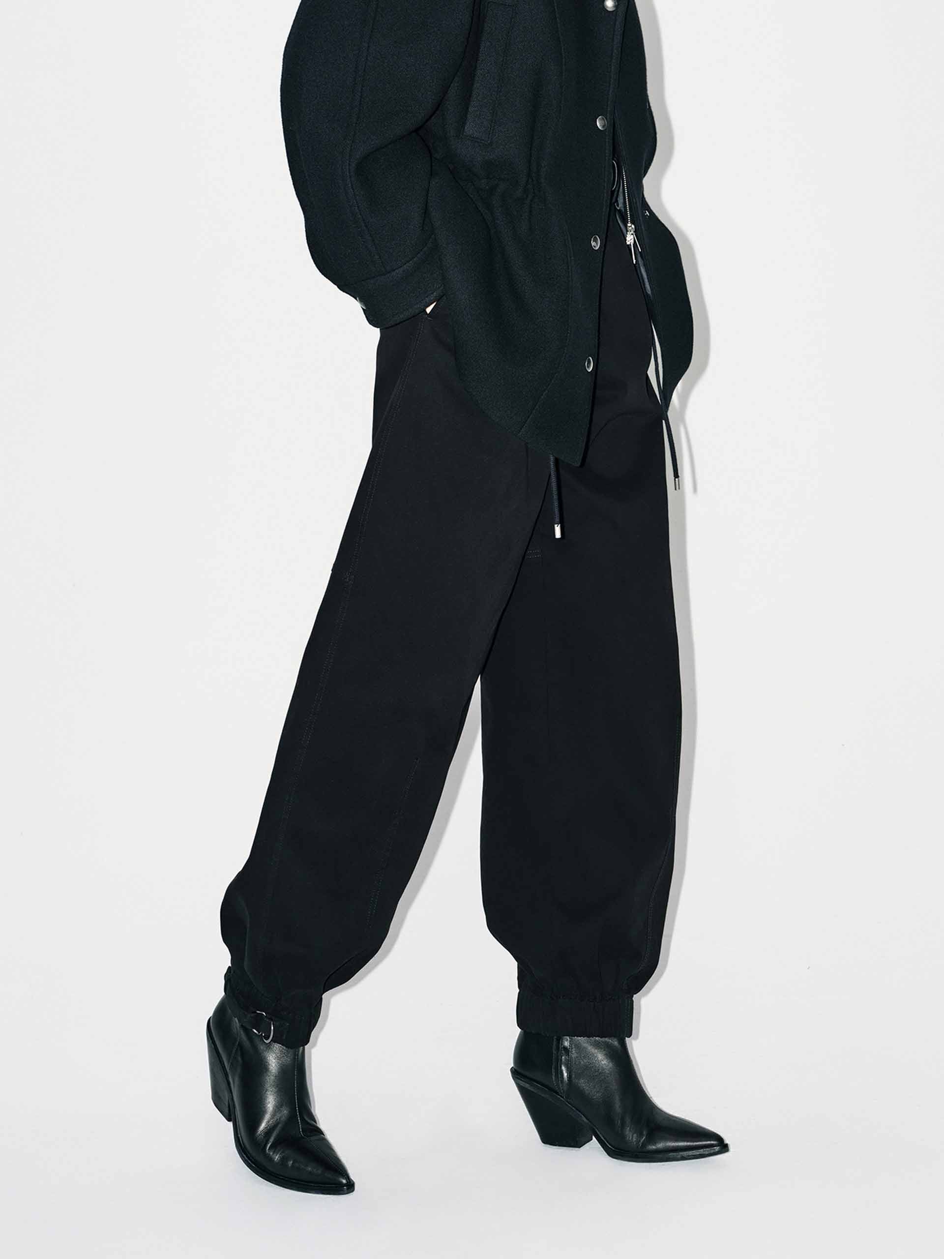 Elasticated Hem Cotton Pants
