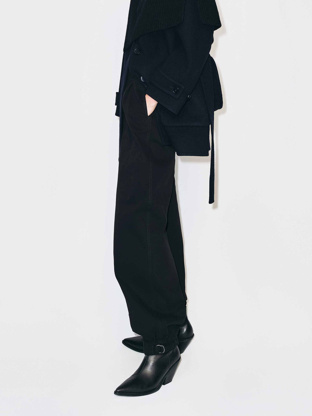 Elasticated Hem Cotton Pants
