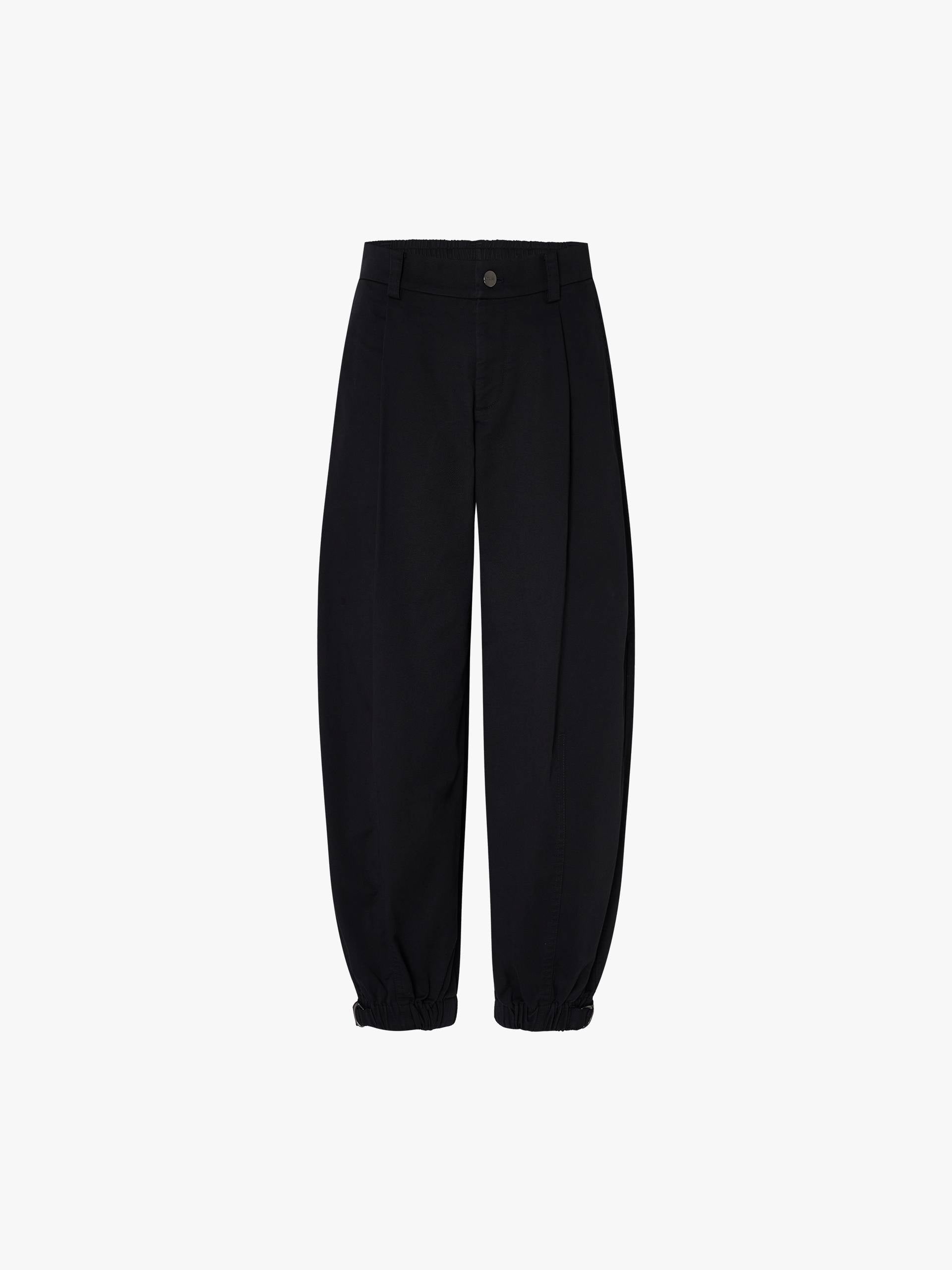 Elasticated Hem Cotton Pants