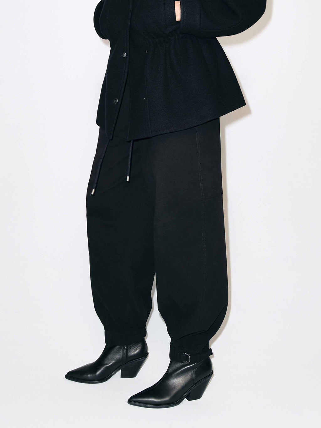 Elasticated Hem Cotton Pants