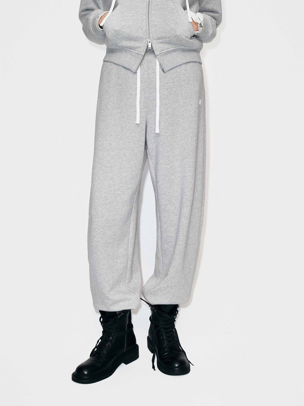 Cotton Drawstring Detail Pants