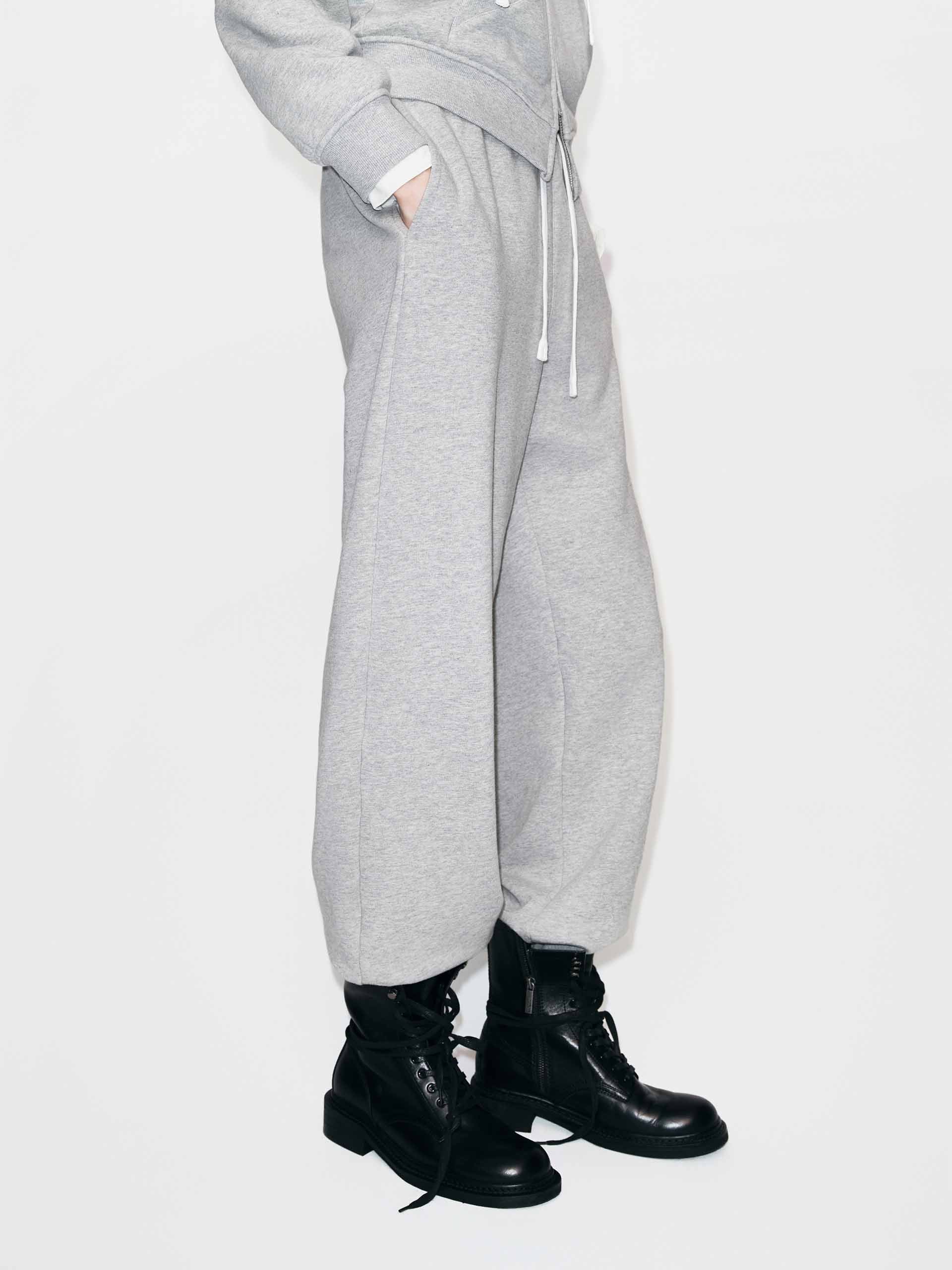 Cotton Drawstring Detail Pants