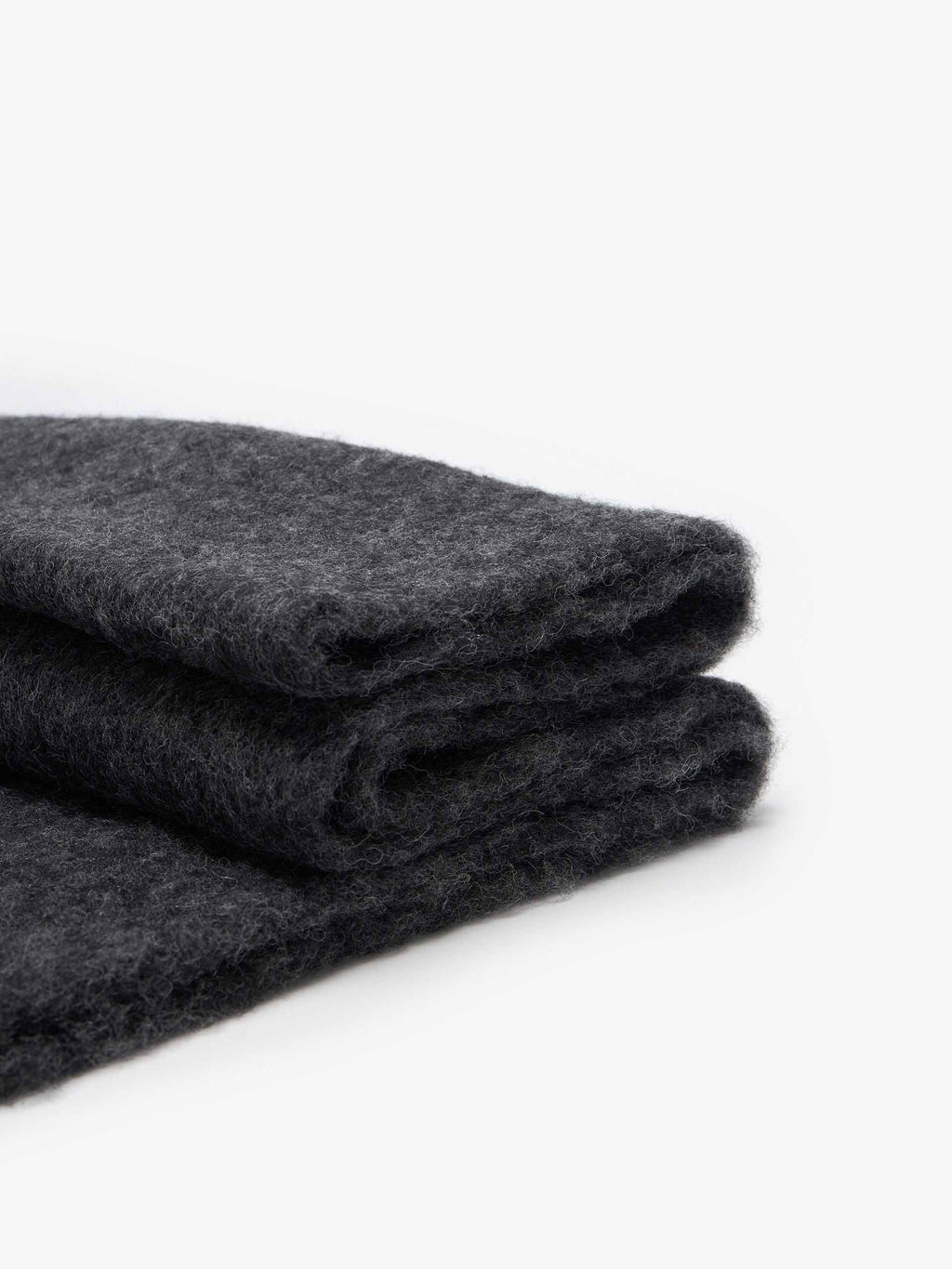Wool Blend Woven Label Scarf