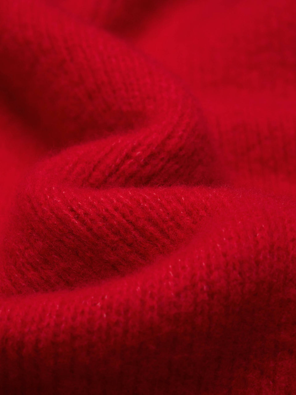 Wool Blend Fringed Scarf
