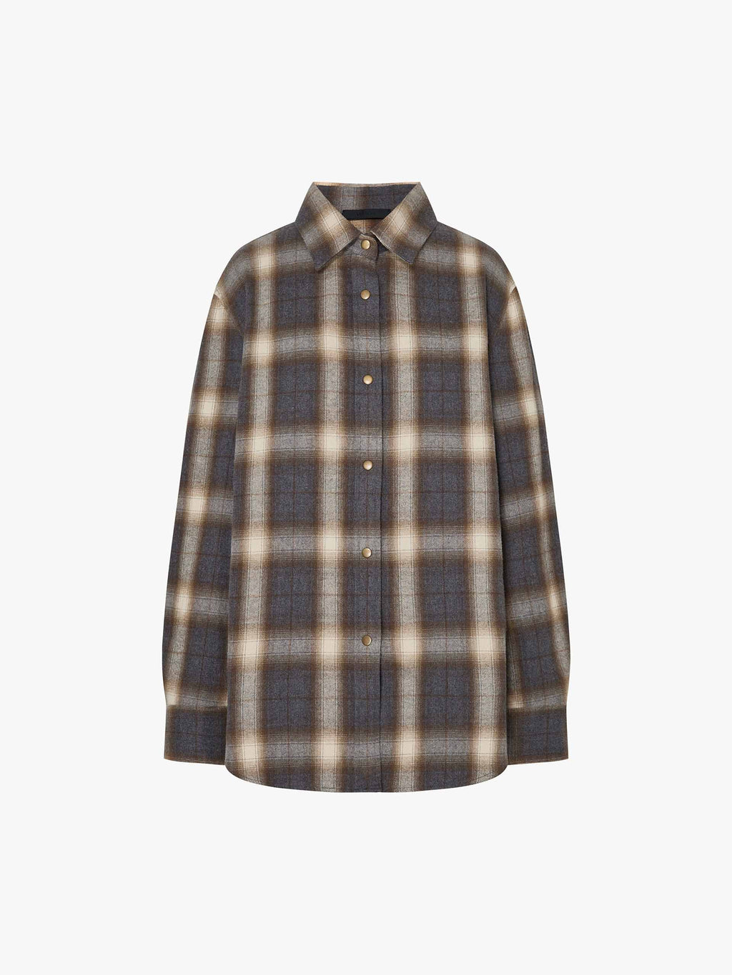 Pure Cotton Plaid Shirt