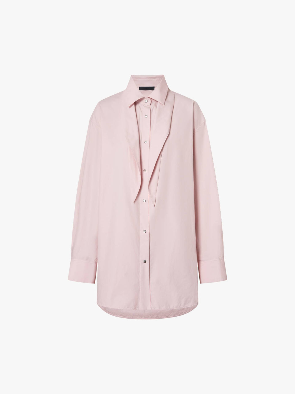 Necktie Detail Cotton Shirt