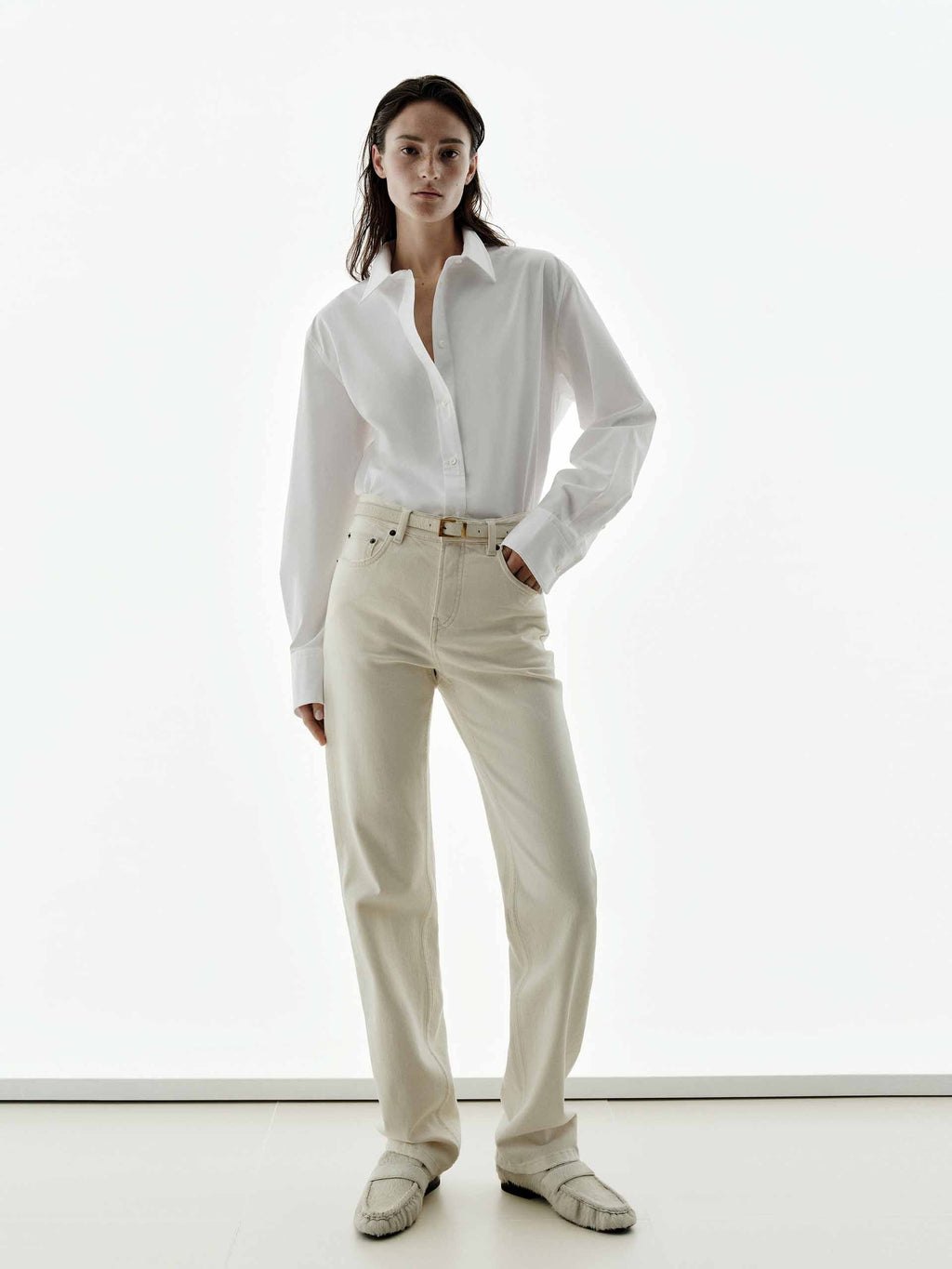 Pure Cotton Button Shirt