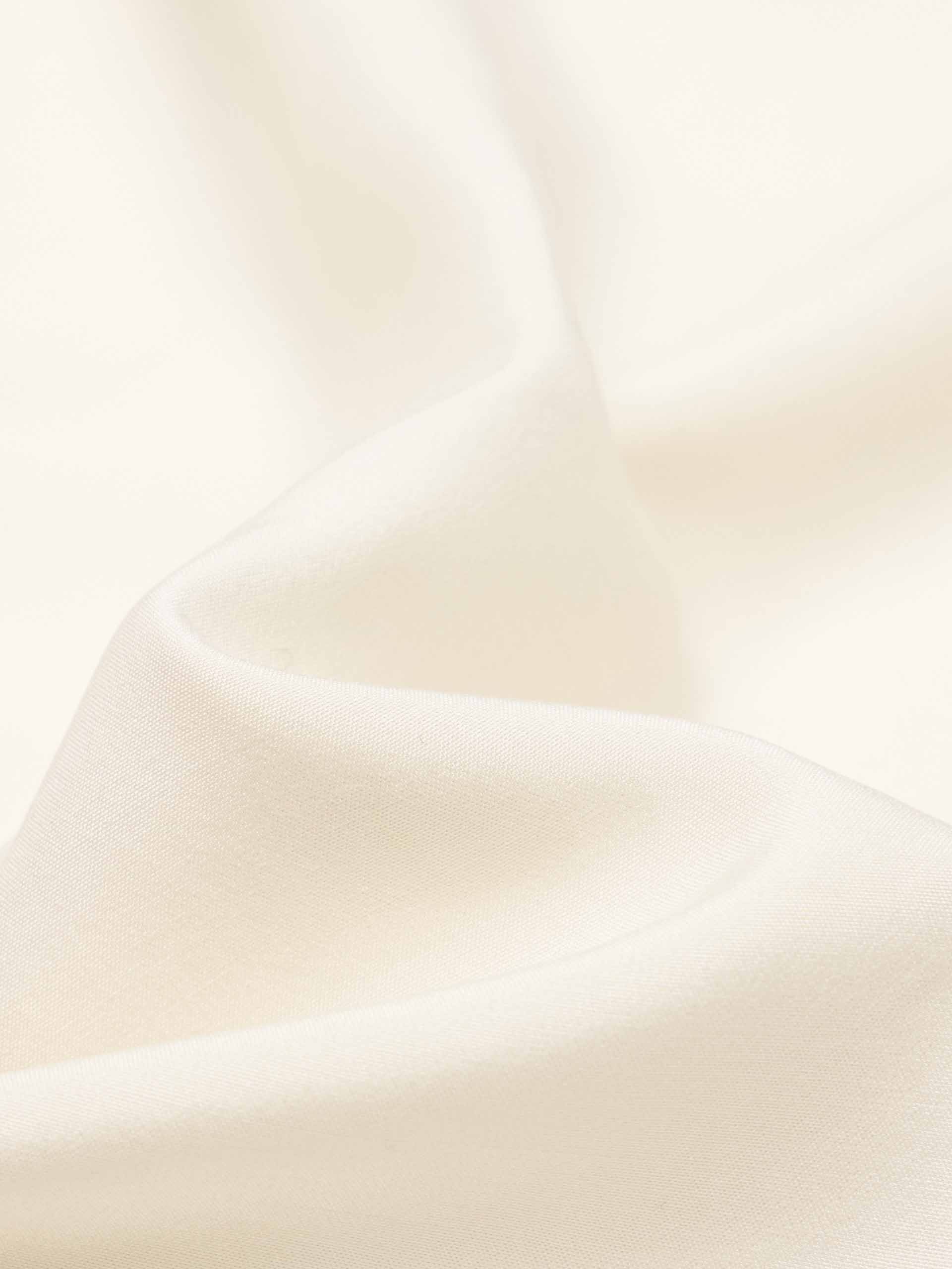 Necktie Detail Silk Shirt