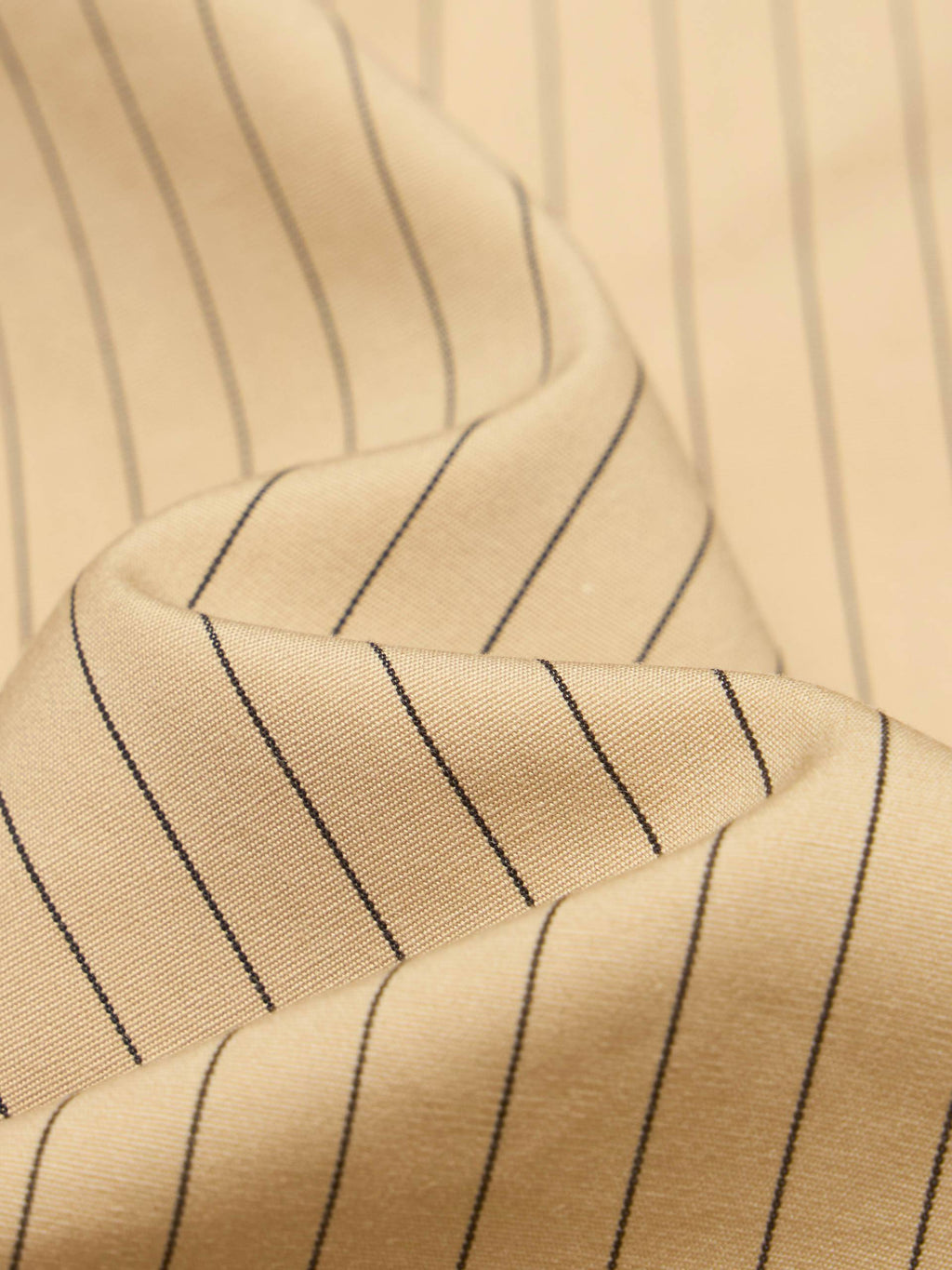 Necktie Detail Striped Shirt