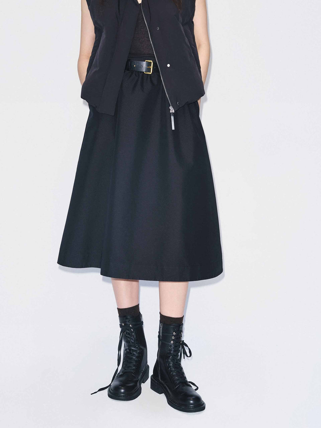 Included Belt A-line Skirt