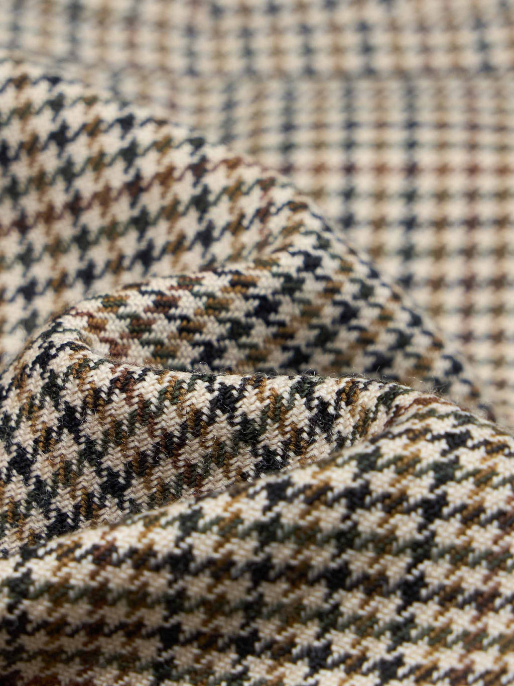 Houndstooth Belted Skirt