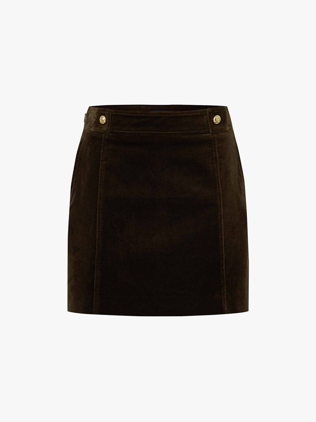 Soft Velvet Mini Skirt