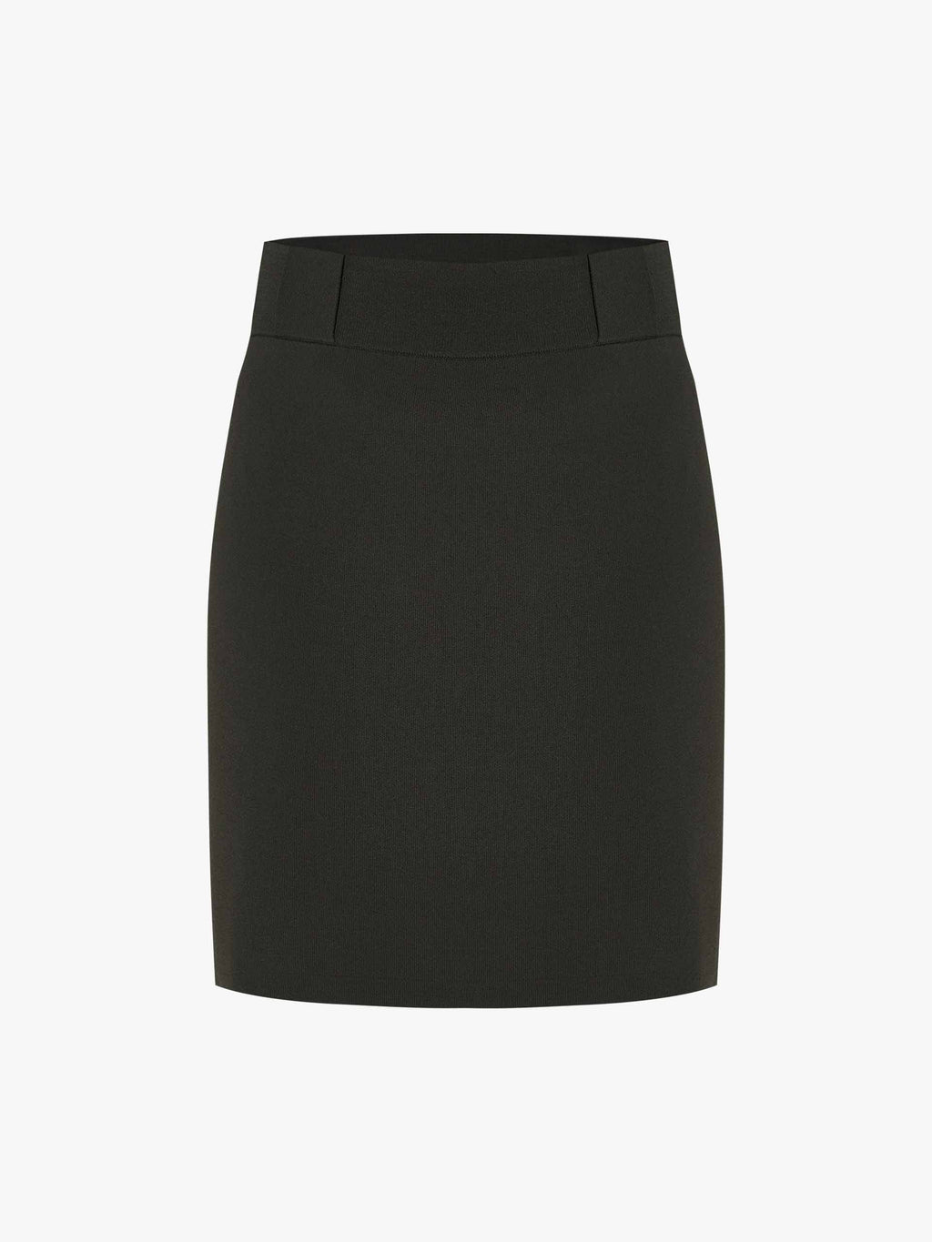 Side Zipper A-line Skirt