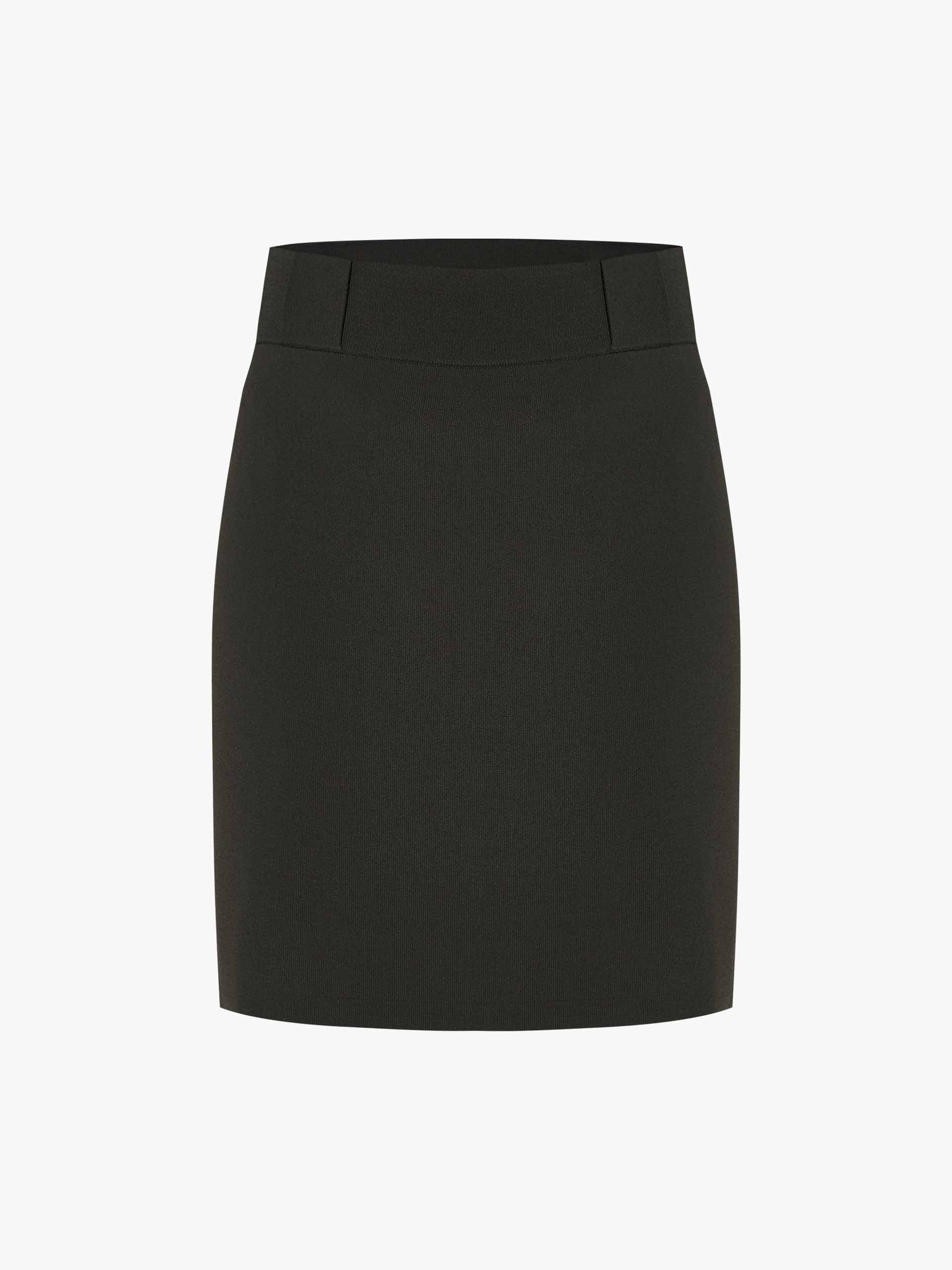 Side Zipper A-line Skirt