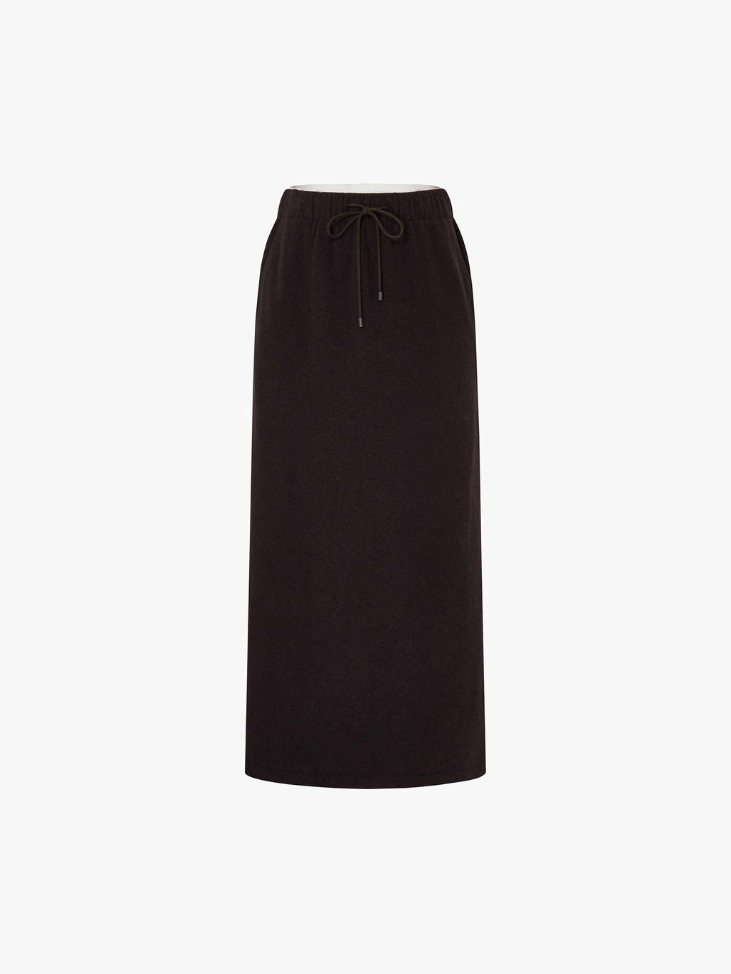 Paneled Waistband Drawstring Skirt