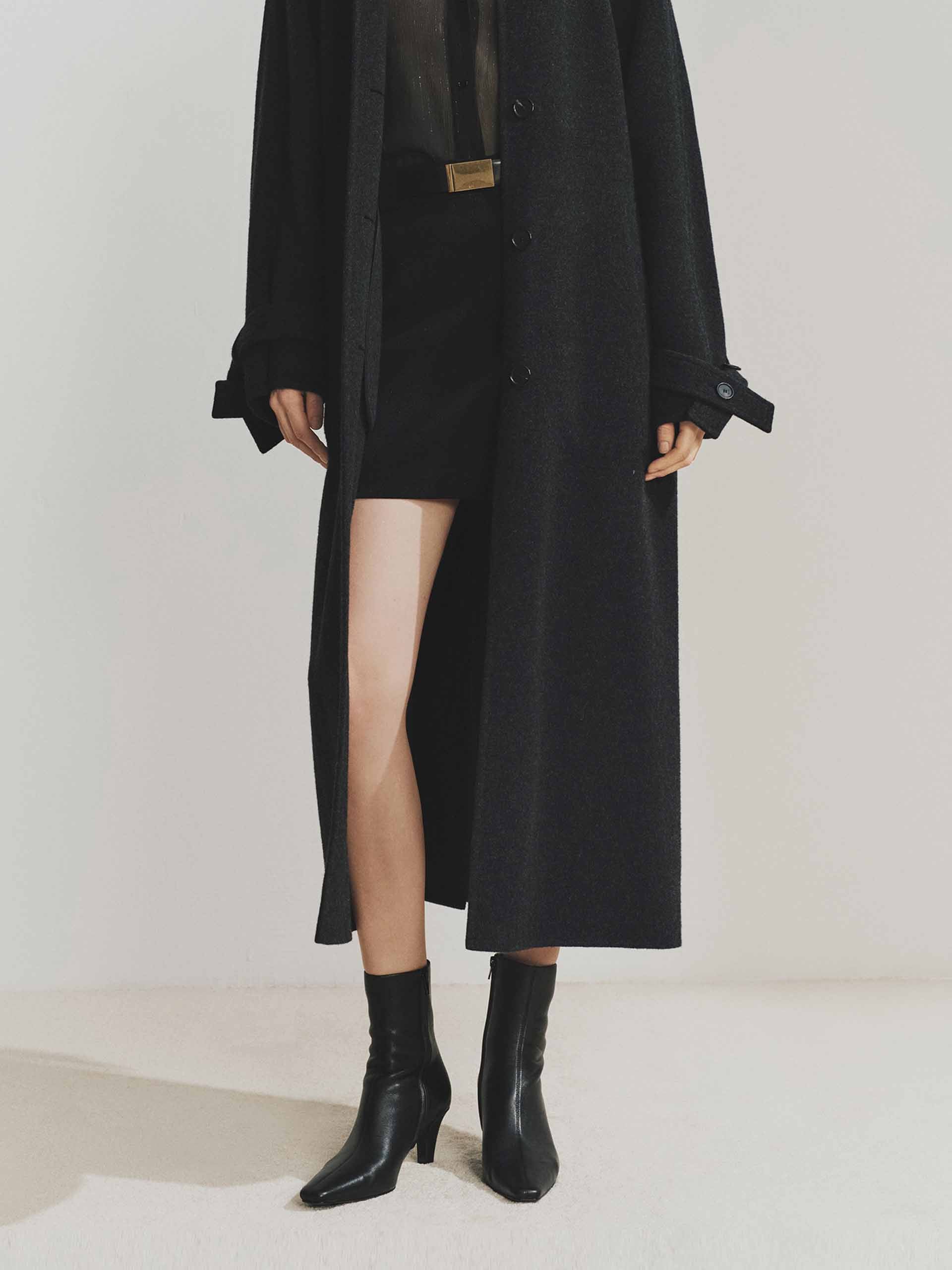 Lurex Detail Mini Skirt