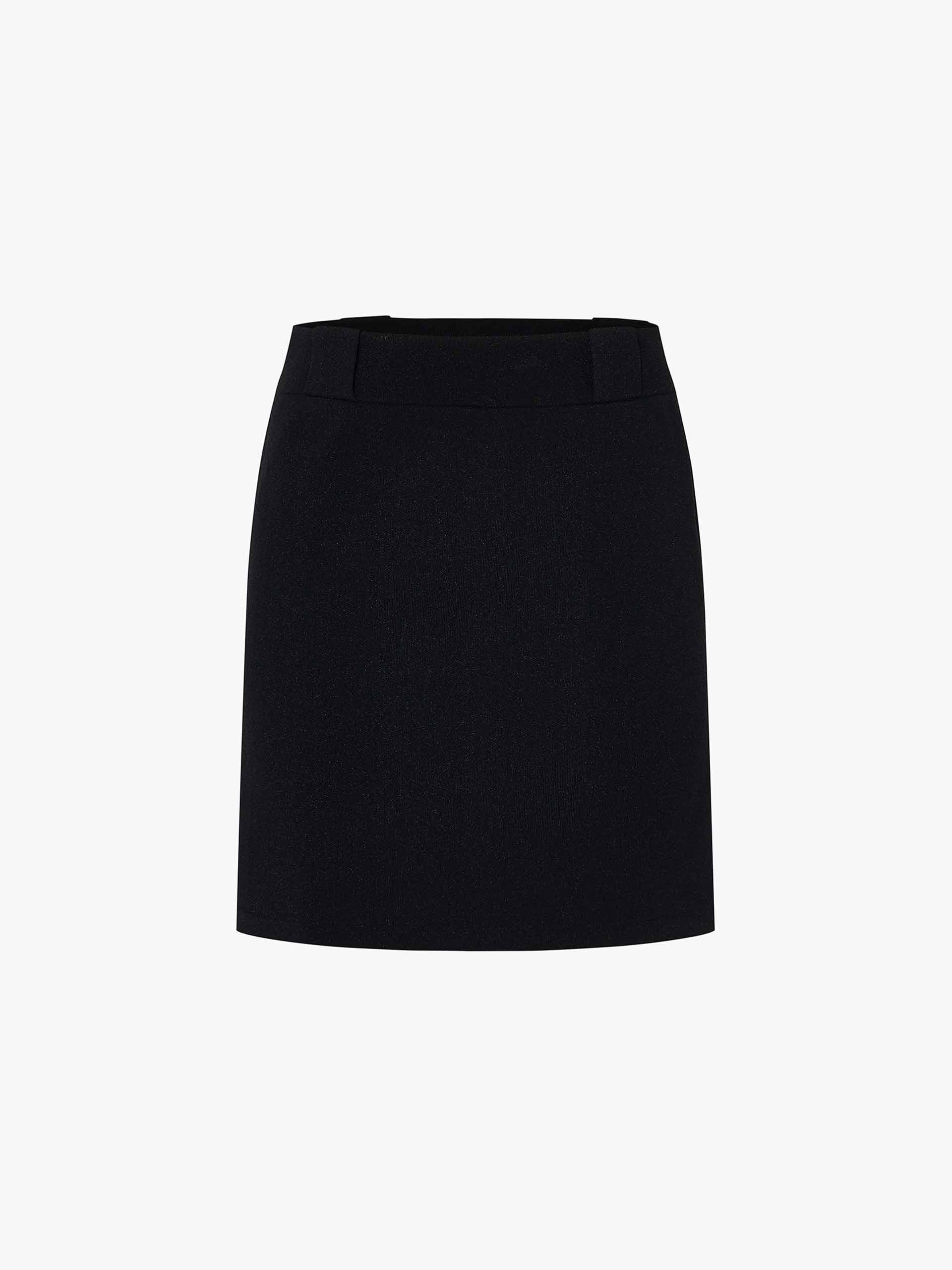 Lurex Detail Mini Skirt