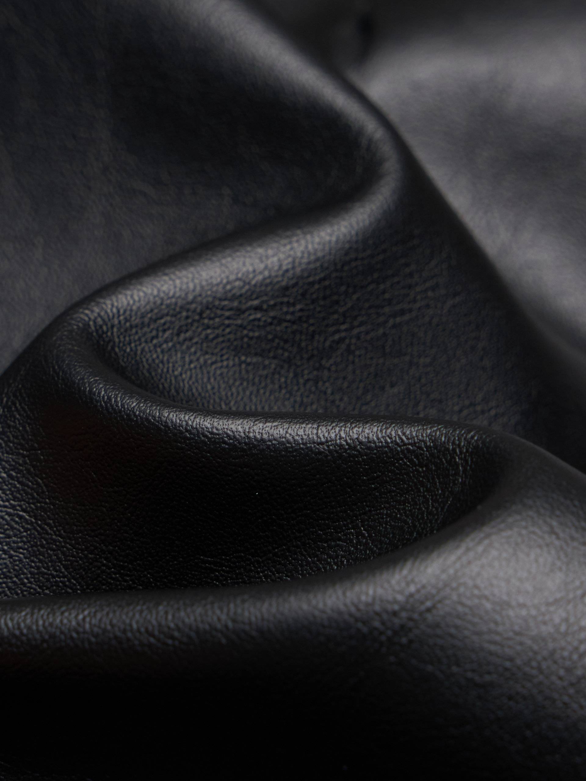 Black Mini Leather Skirt