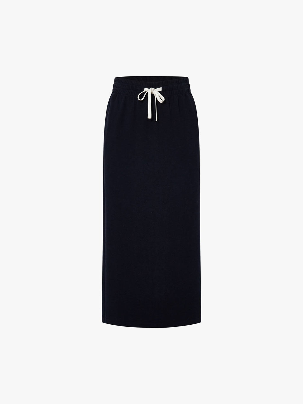 Back Slit Drawstring Skirt