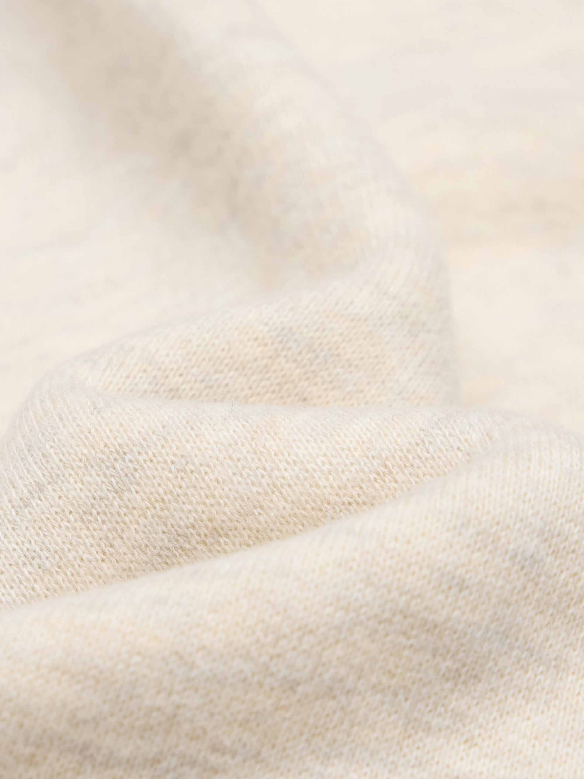 Drawstring Hooded Cotton Sweatshirt
