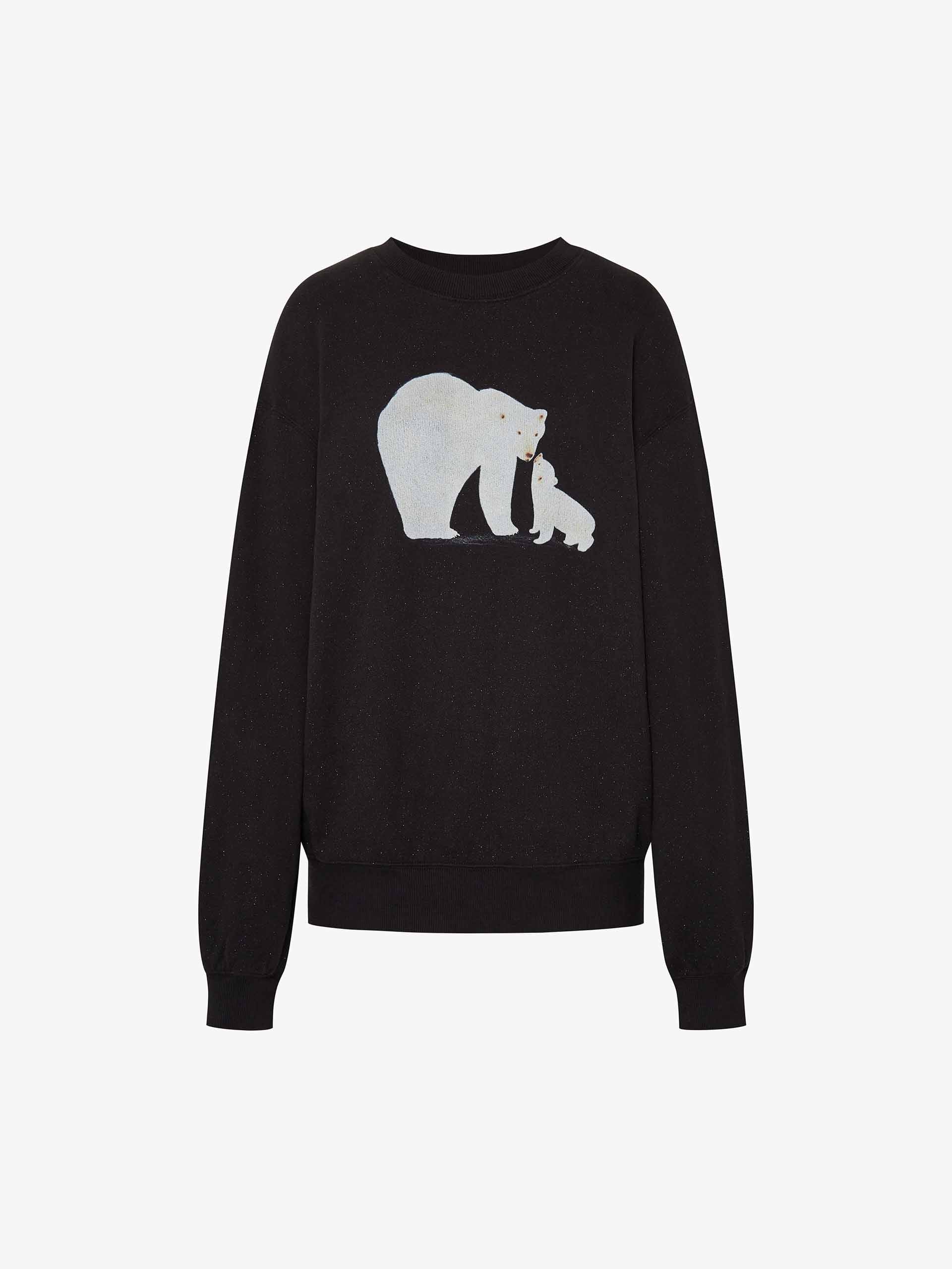 Polar Bear Pattern Sweatshirt
