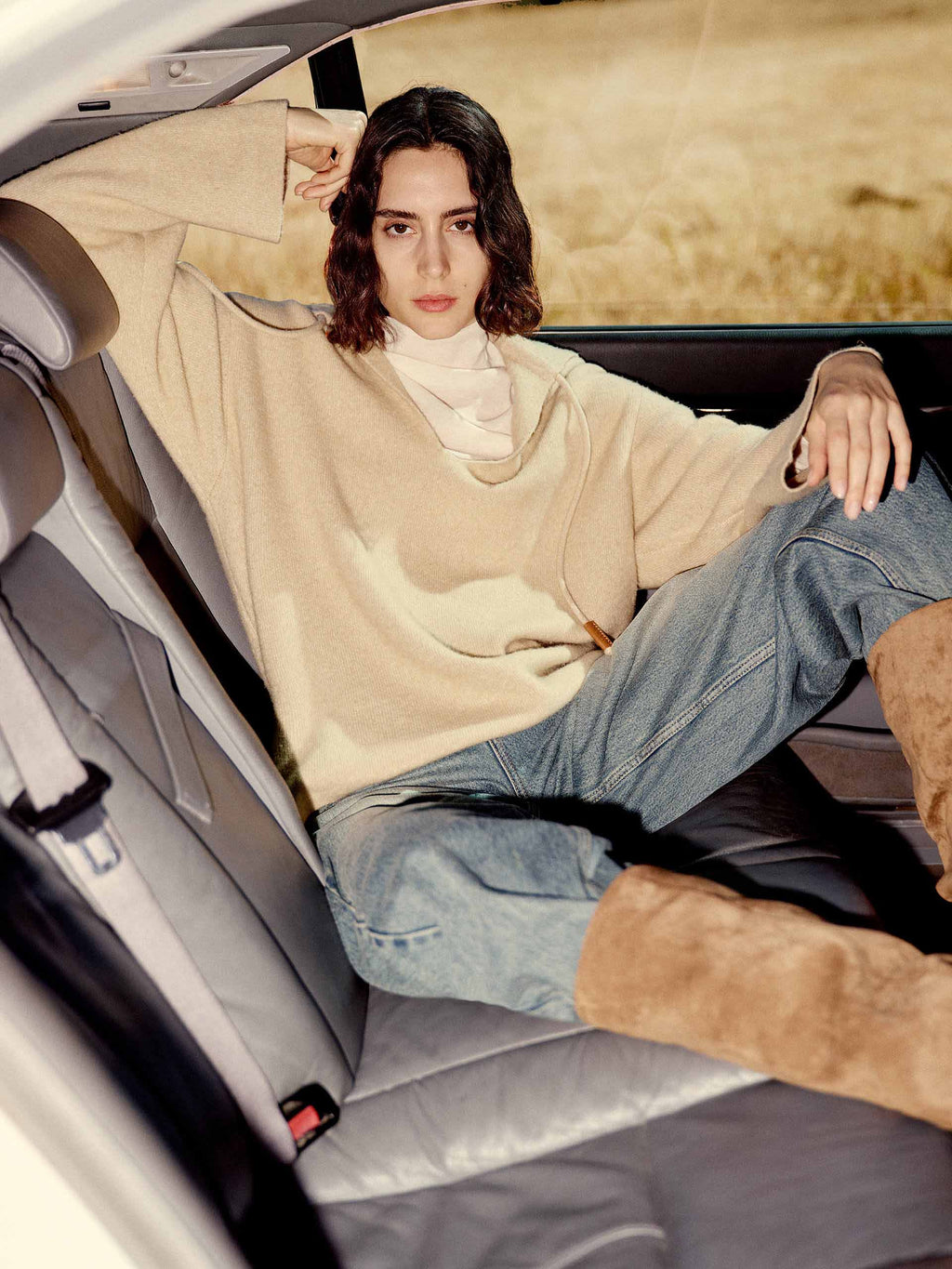Naval Collar Relaxed Sweater