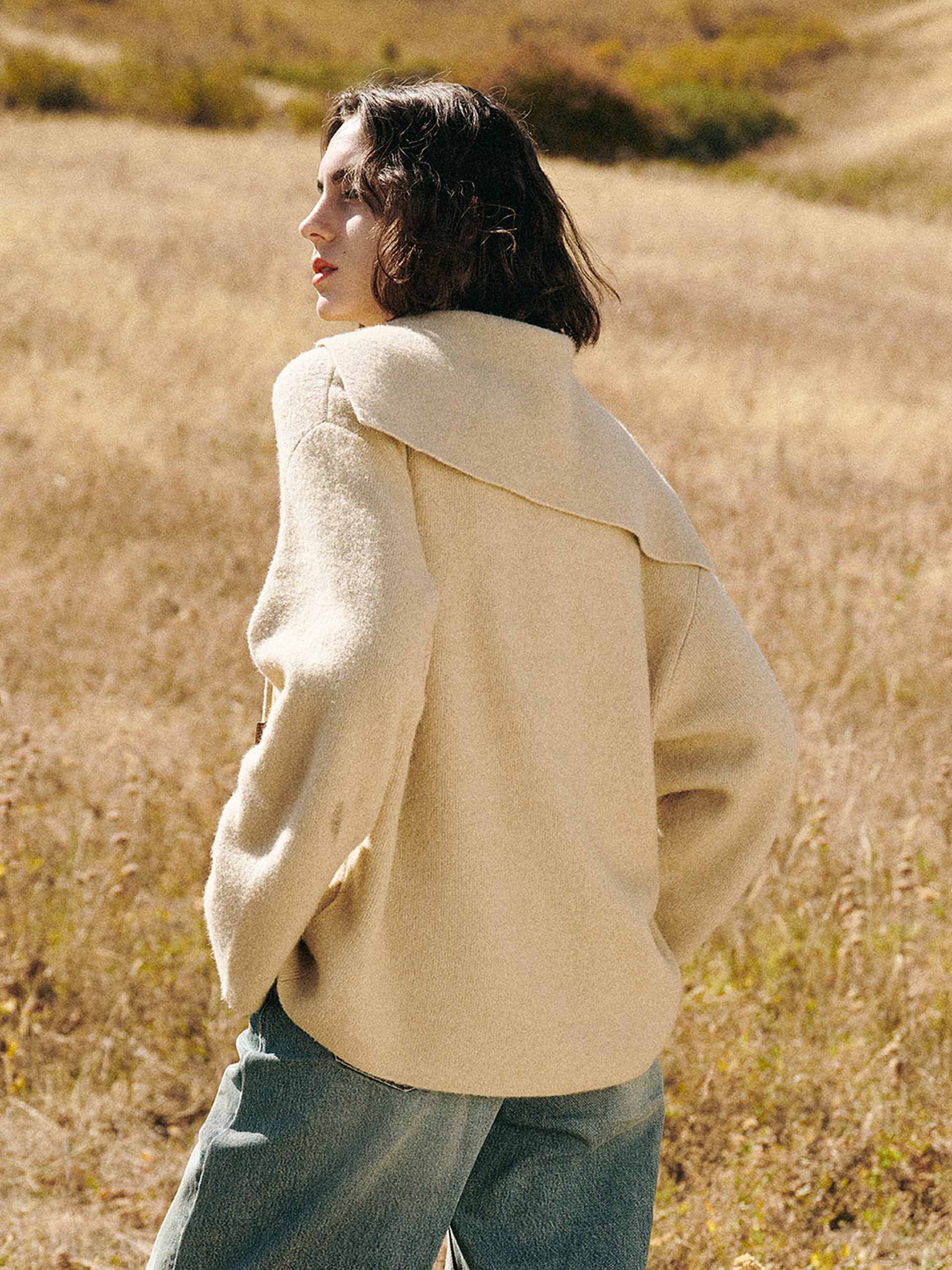 Naval Collar Relaxed Sweater