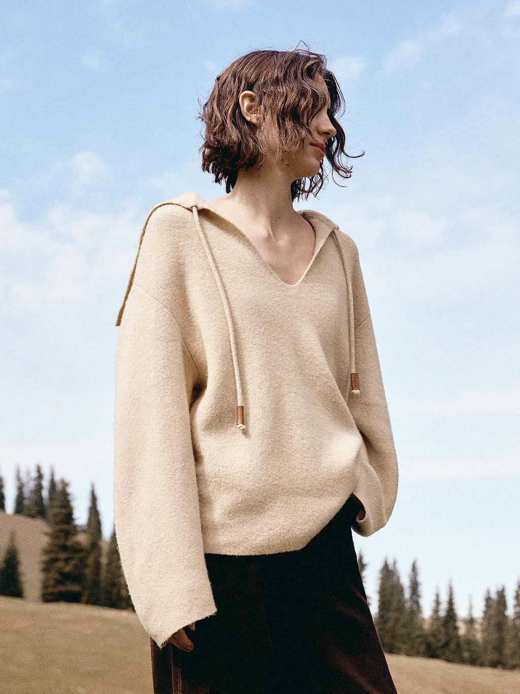 Naval Collar Relaxed Sweater
