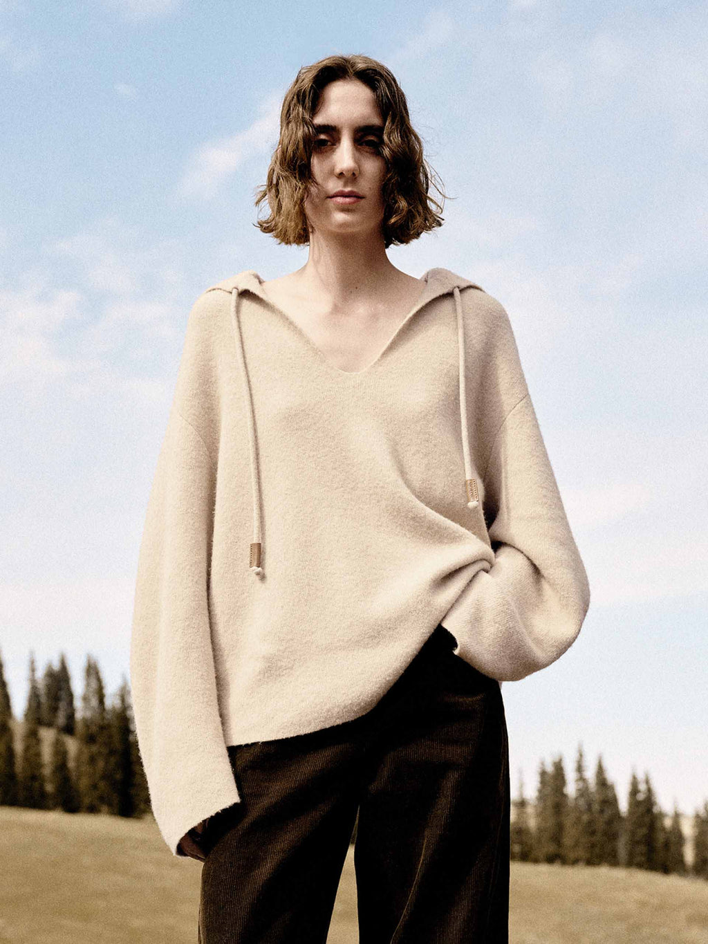 Naval Collar Relaxed Sweater