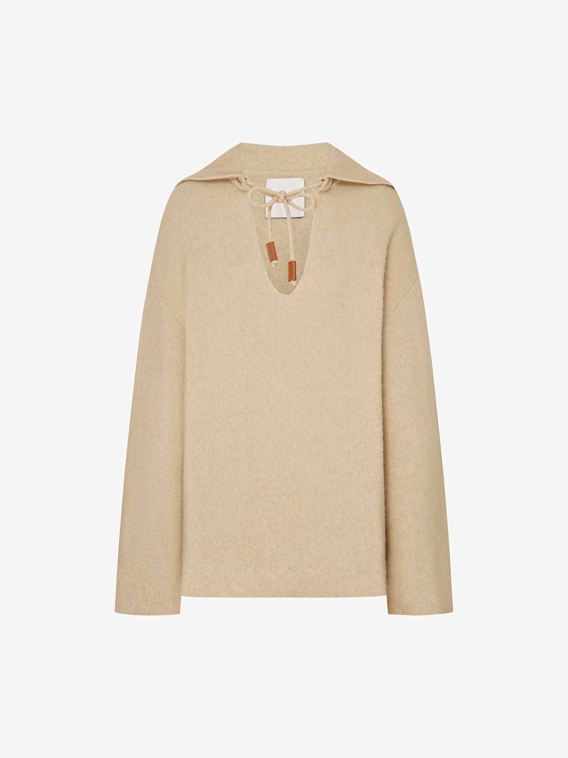 Naval Collar Relaxed Sweater