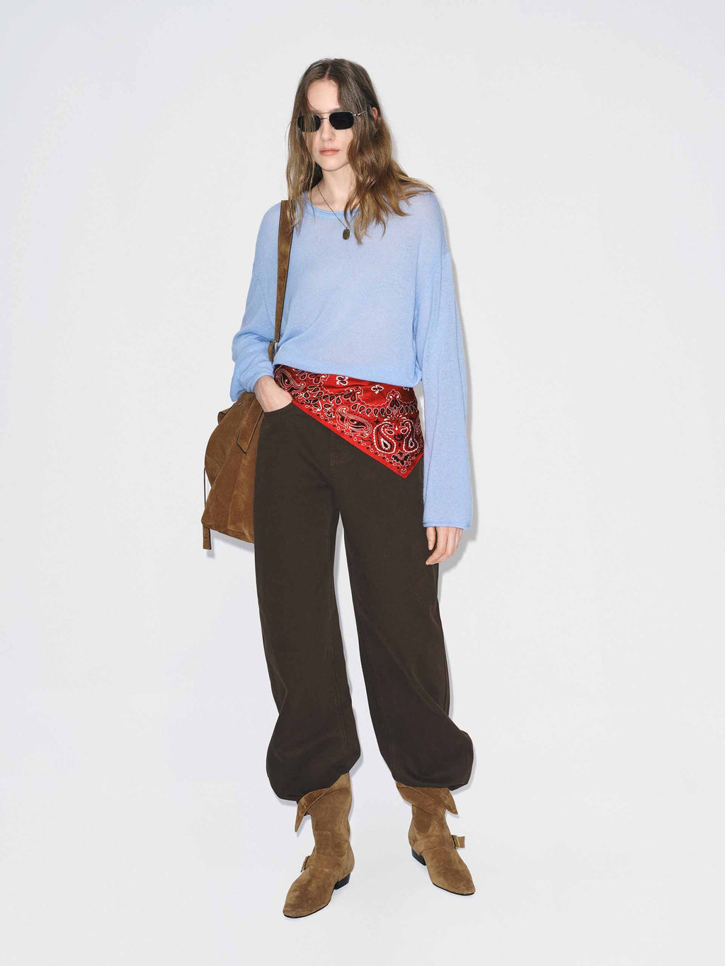Wool Blend Relaxed Sweater