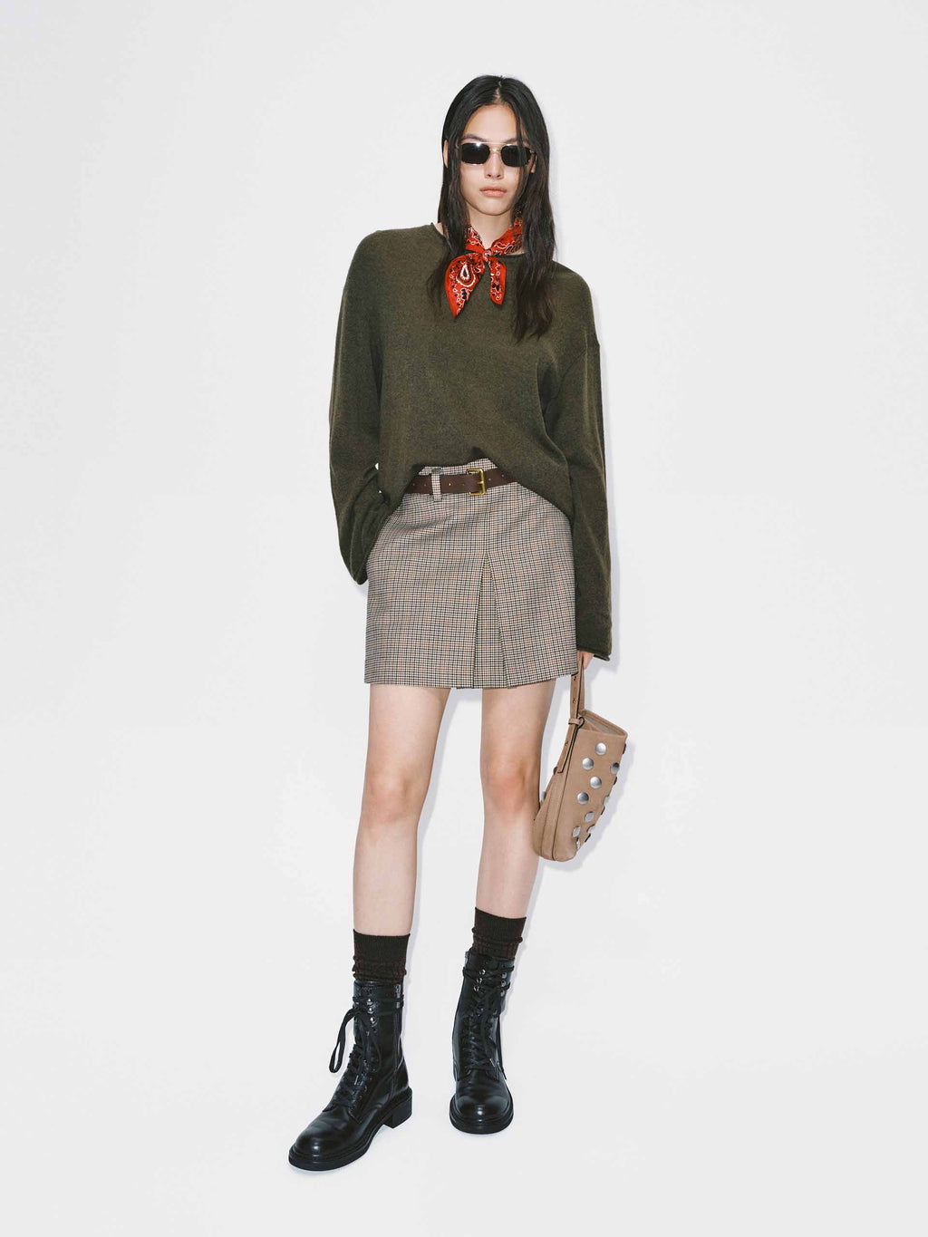 Wool Blend Relaxed Sweater
