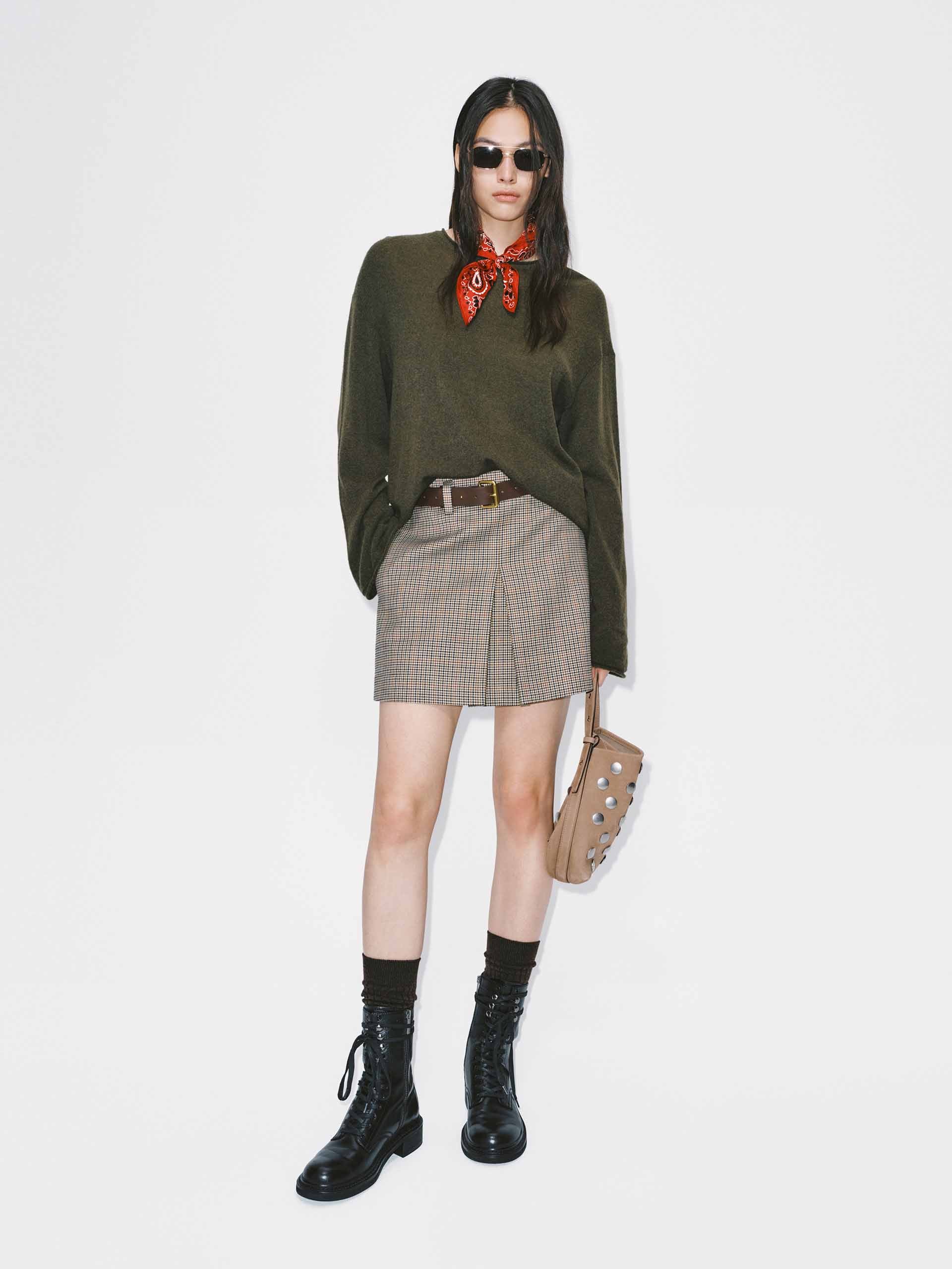 Wool Blend Relaxed Sweater