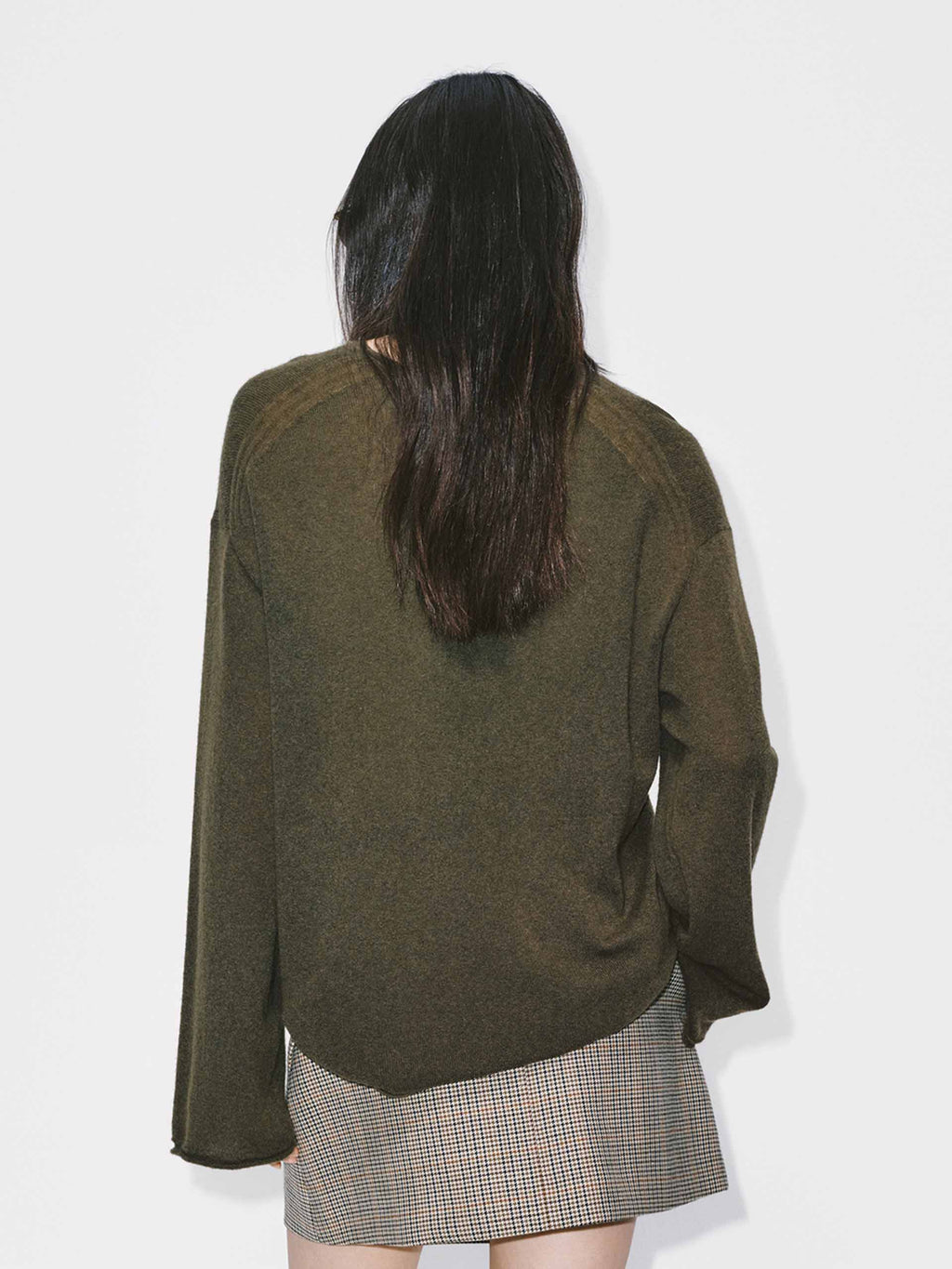 Wool Blend Relaxed Sweater