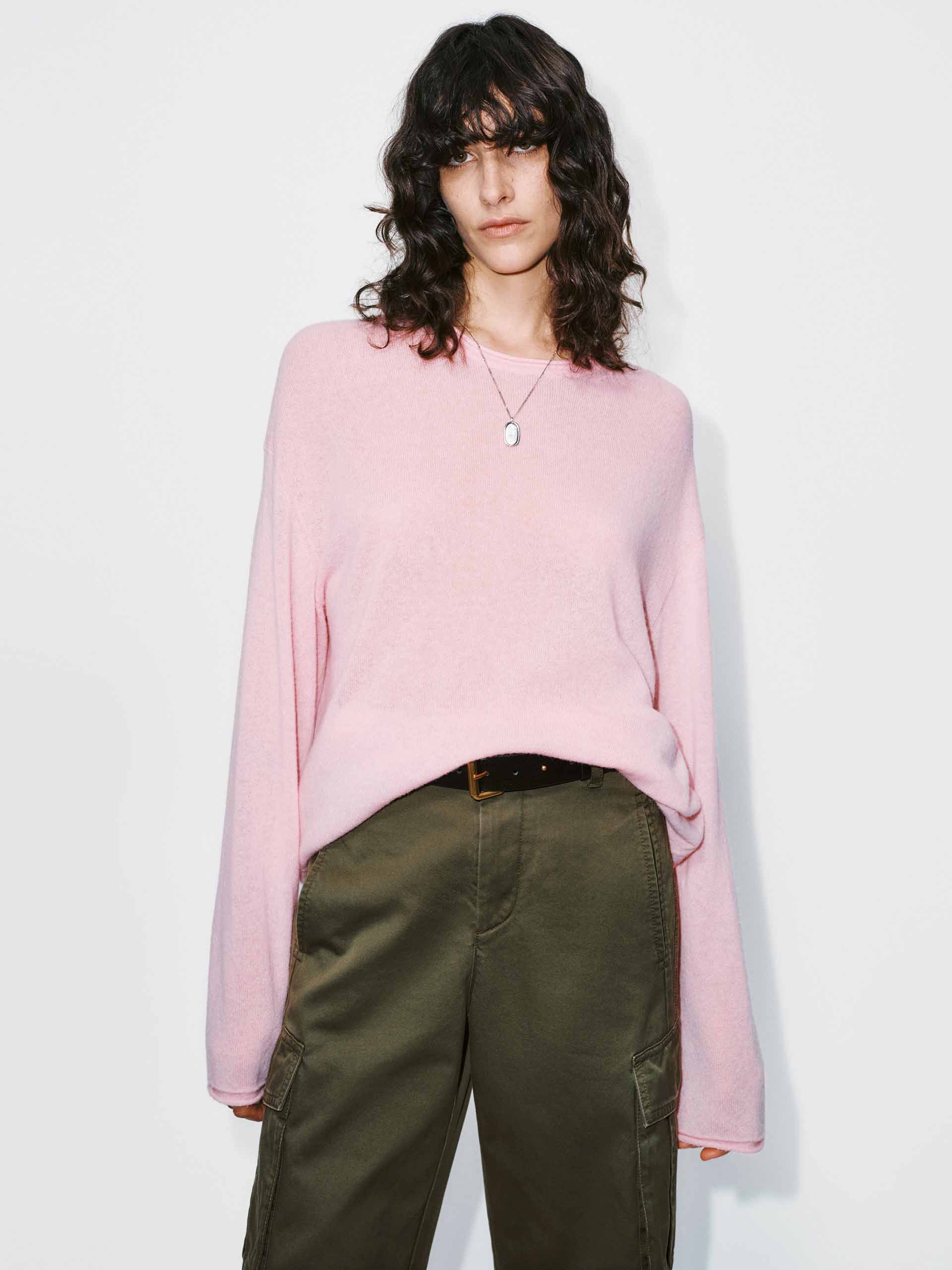 Wool Blend Relaxed Sweater