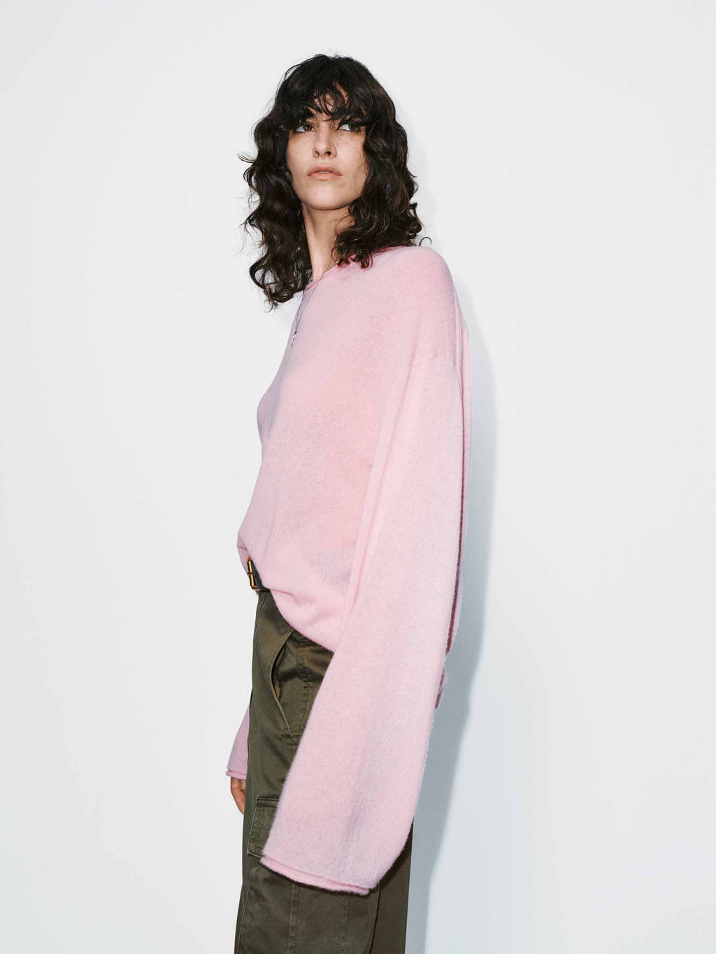 Wool Blend Relaxed Sweater