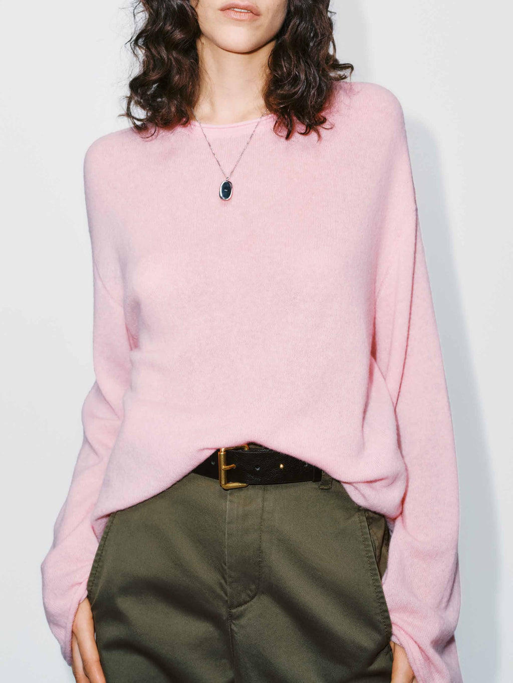 Wool Blend Relaxed Sweater