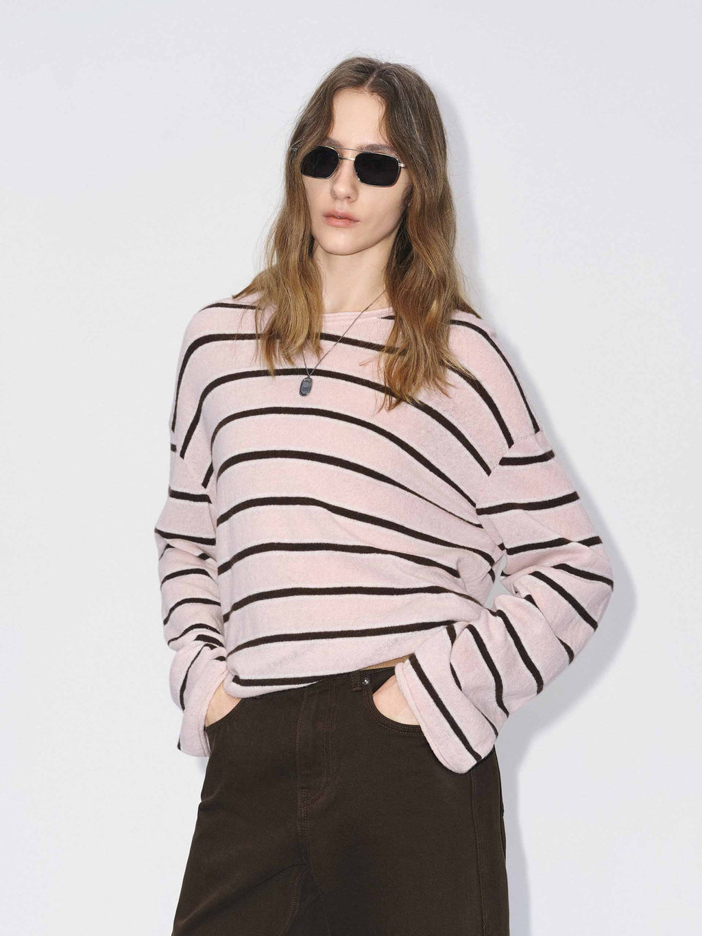 Wool Blend Relaxed Sweater
