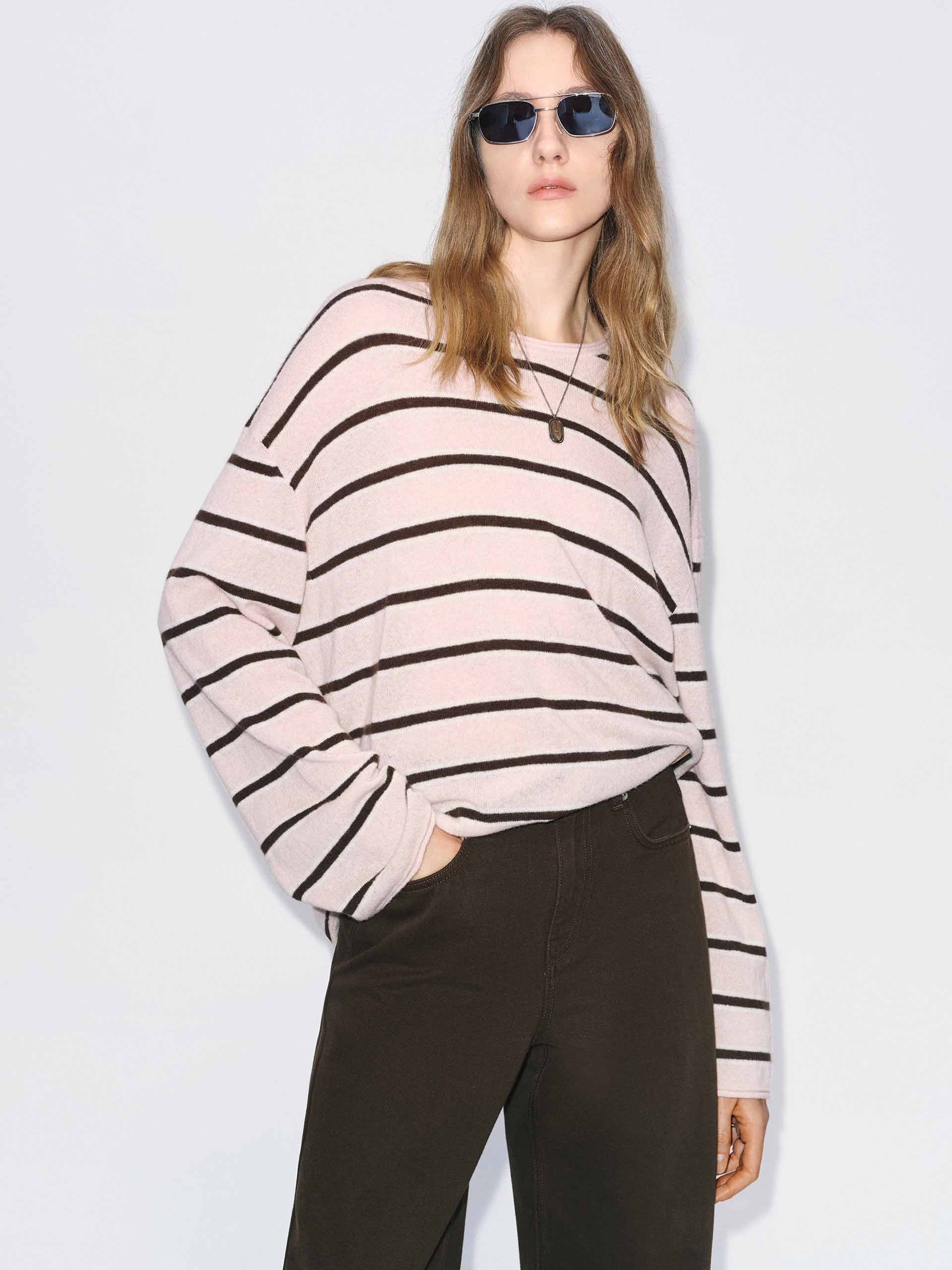 Wool Blend Relaxed Sweater