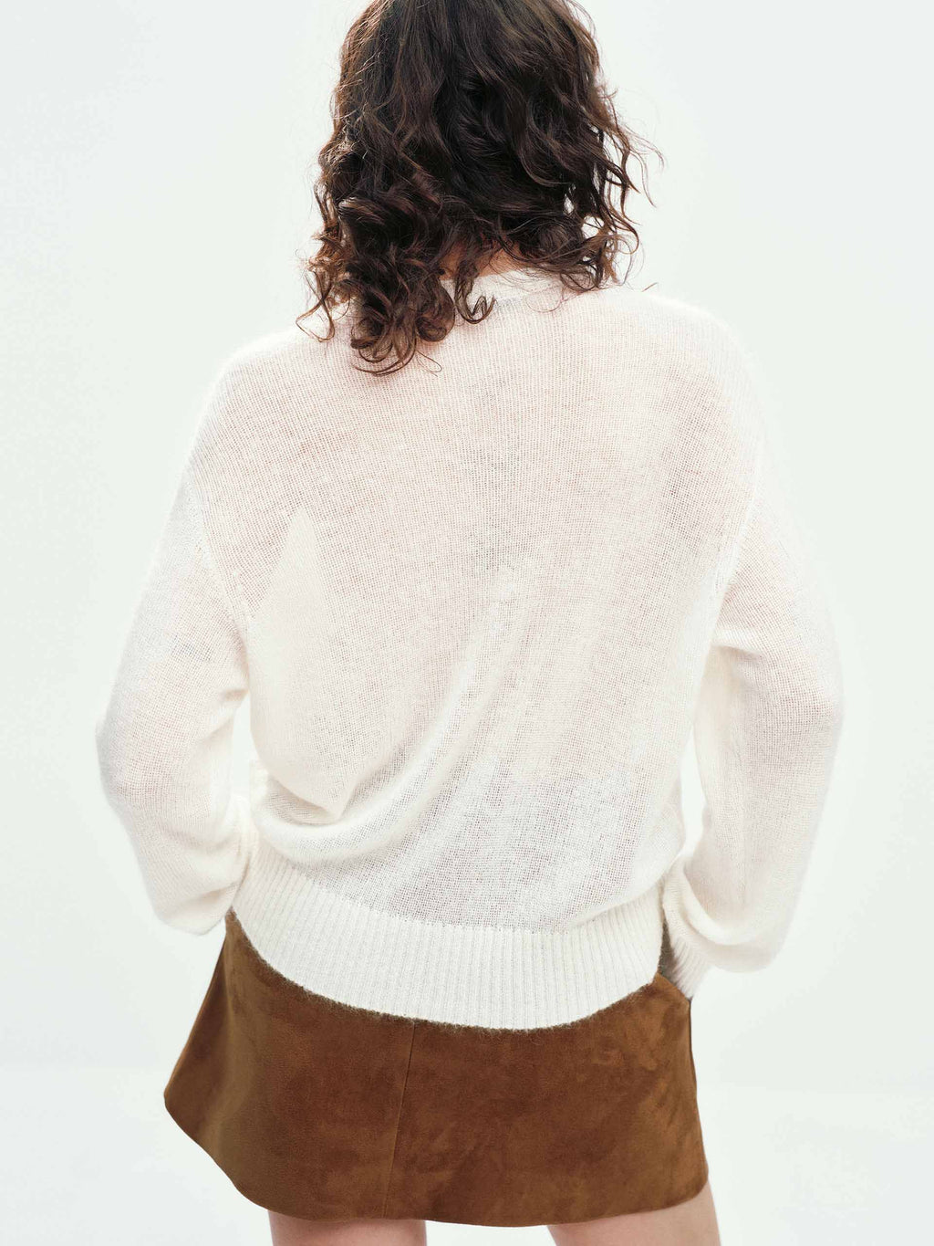 Front Letter Embroidery Sweater