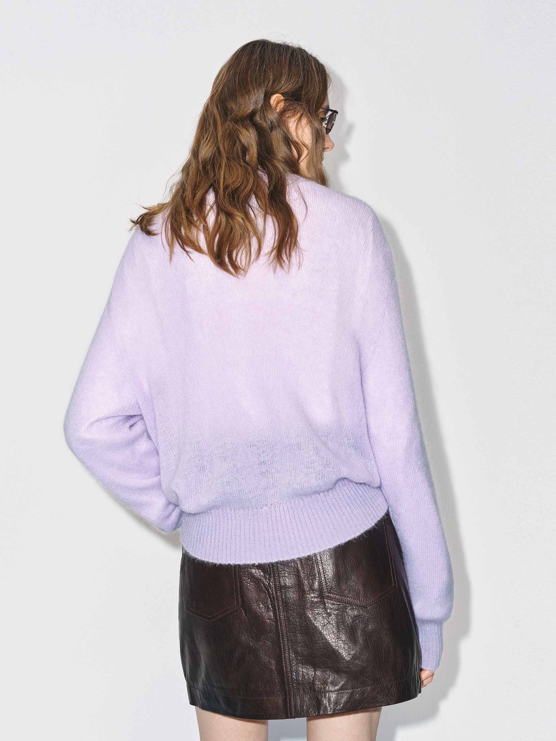 Front Letter Embroidery Sweater