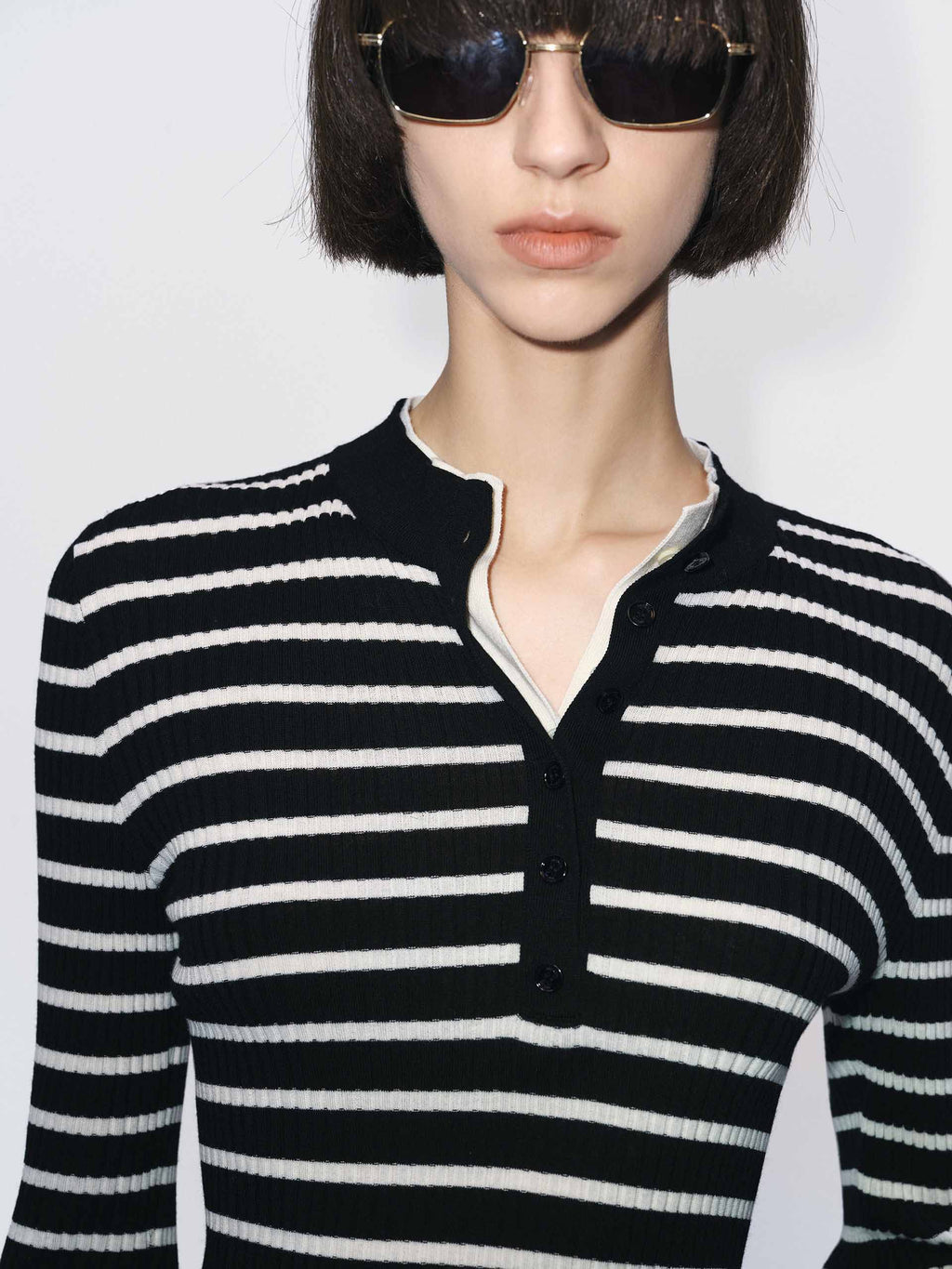 Merino Wool Ribbed Sweater