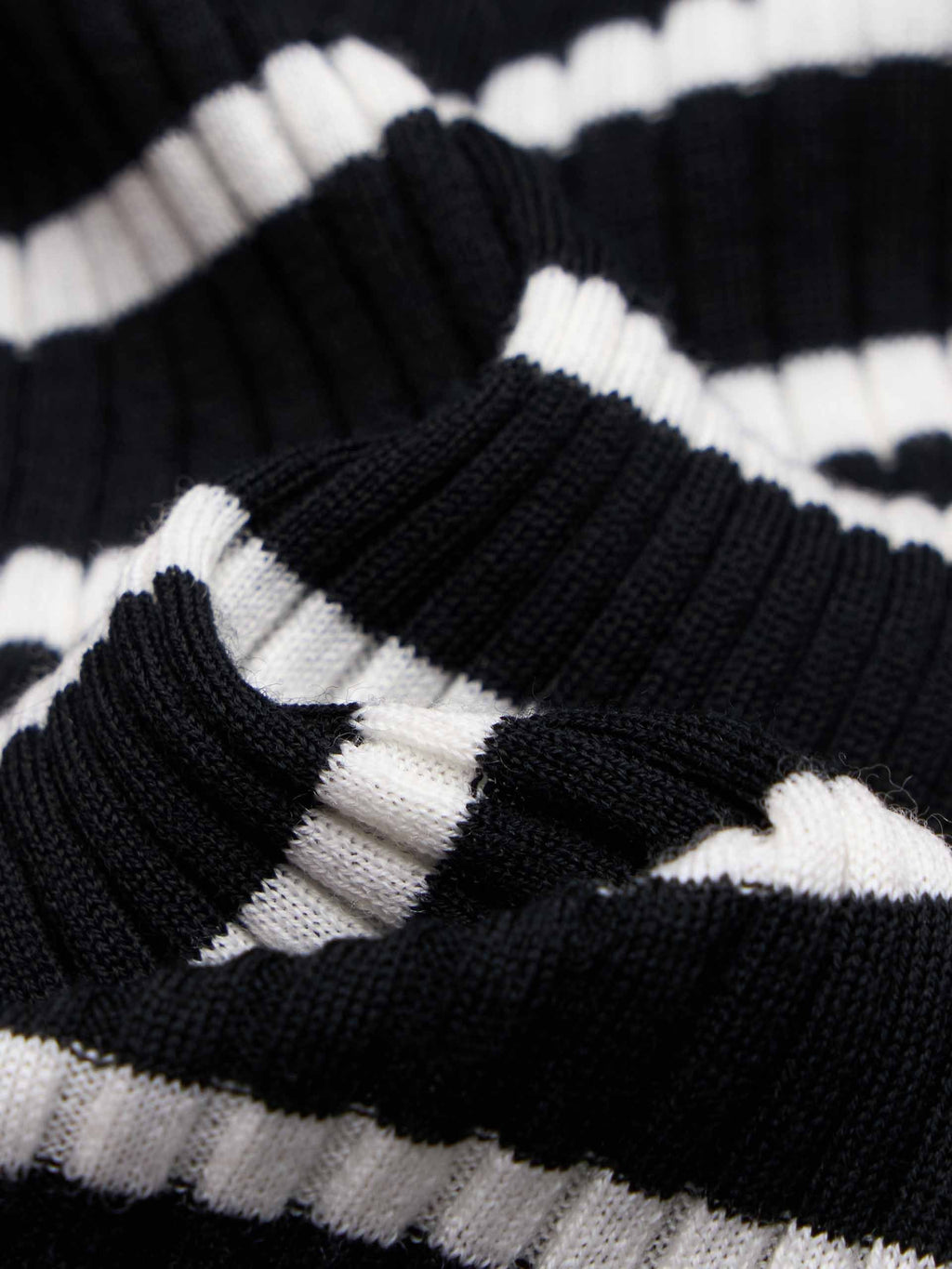Merino Wool Ribbed Sweater
